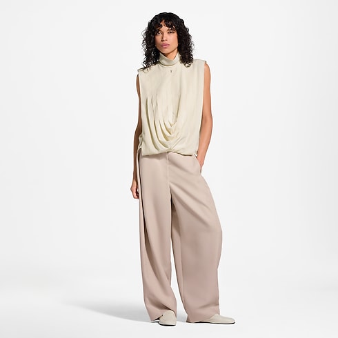 Pantalón de traje de corte globo Mujer Prêt-à-Porter Novedades en Prêt-à-porter | LOUIS VUITTON (Zoom de producto)