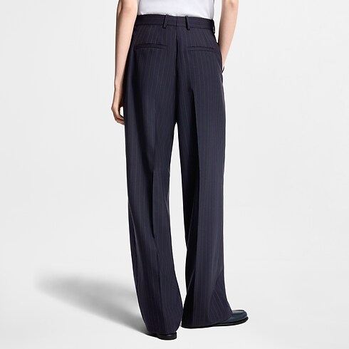 Pantalón de traje de raya diplomática Mujer Prêt-à-Porter Pantalones | LOUIS VUITTON (Zoom de producto)