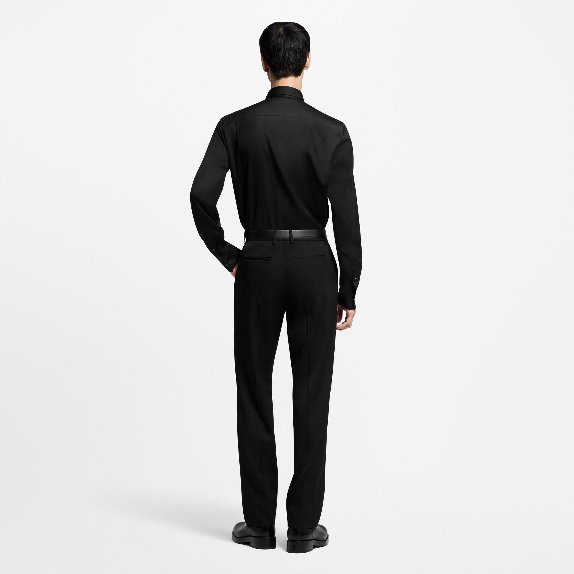 Pantalón de traje en lana con corte cigarette  Hombre Prêt-à-Porter Pantalones | LOUIS VUITTON (Zoom de producto)