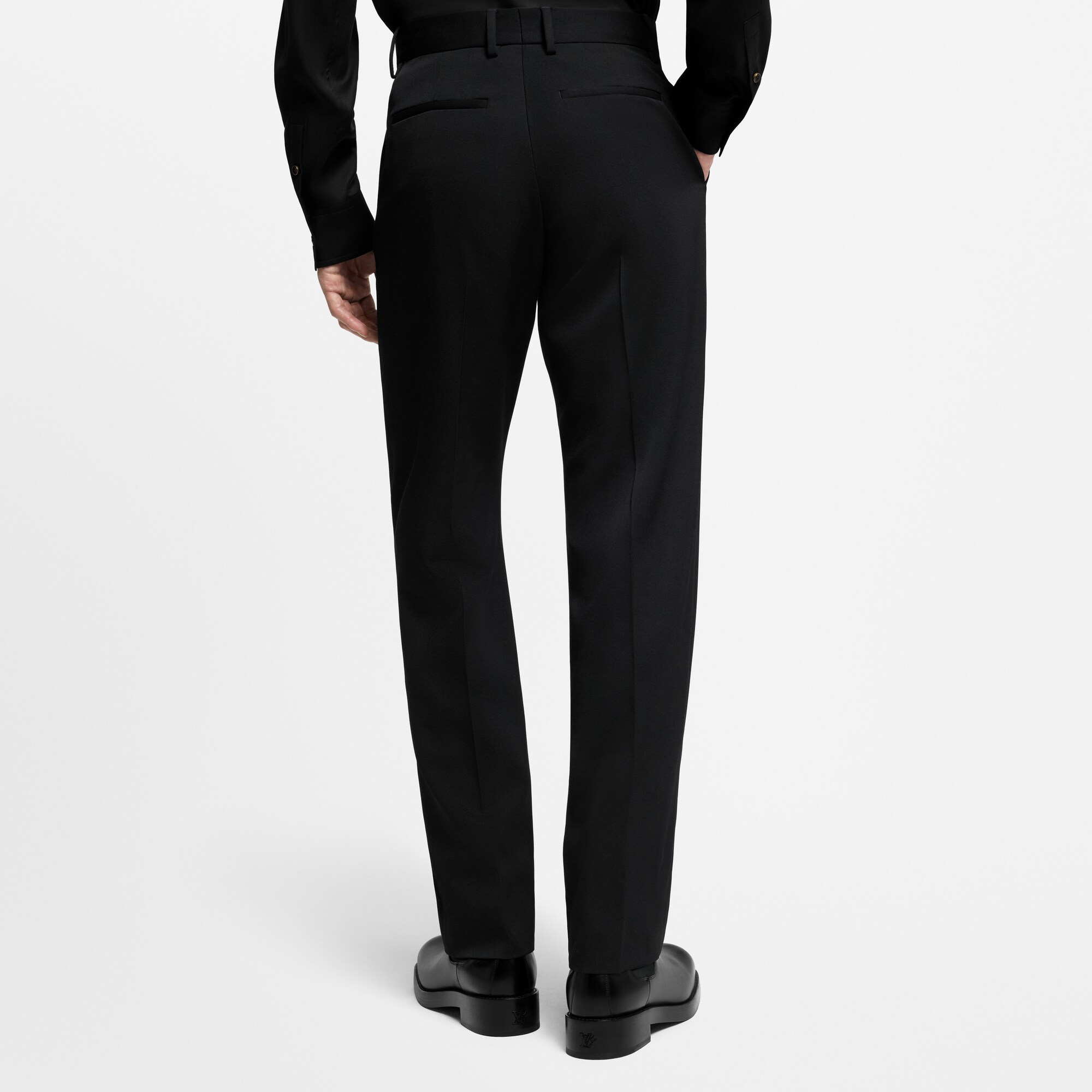 Pantalón de traje en lana con corte cigarette  Hombre Prêt-à-Porter Pantalones | LOUIS VUITTON (Zoom de producto)