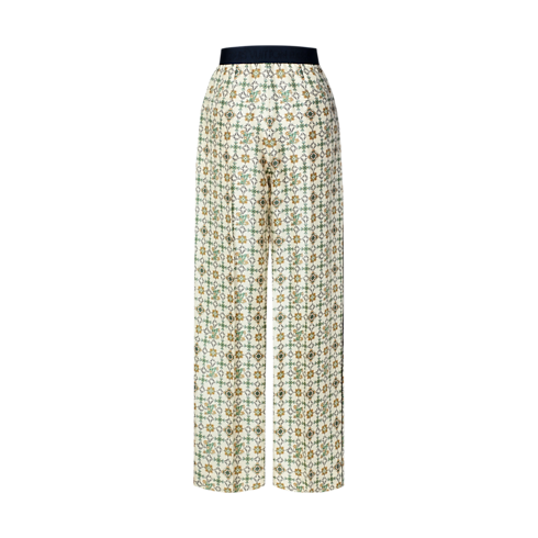 Pantalón de traje Nouveau Monogram con pernera ancha Mujer Prêt-à-Porter Pantalones | LOUIS VUITTON (Zoom de producto)
