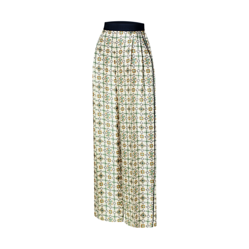 Pantalón de traje Nouveau Monogram con pernera ancha Mujer Prêt-à-Porter Pantalones | LOUIS VUITTON (Zoom de producto)