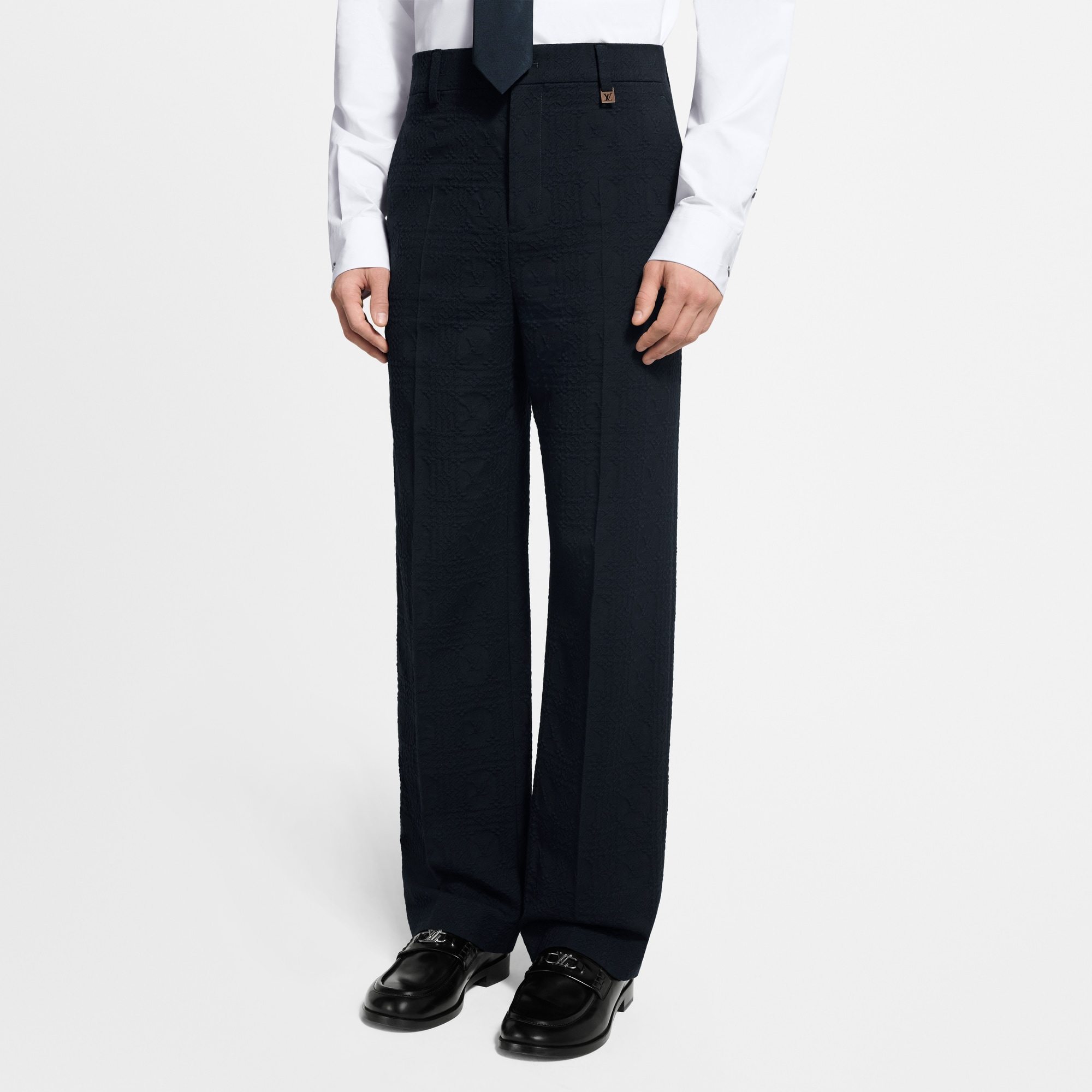 Pantalón de traje texturizado  Hombre Prêt-à-Porter Pantalones | LOUIS VUITTON (Zoom de producto)