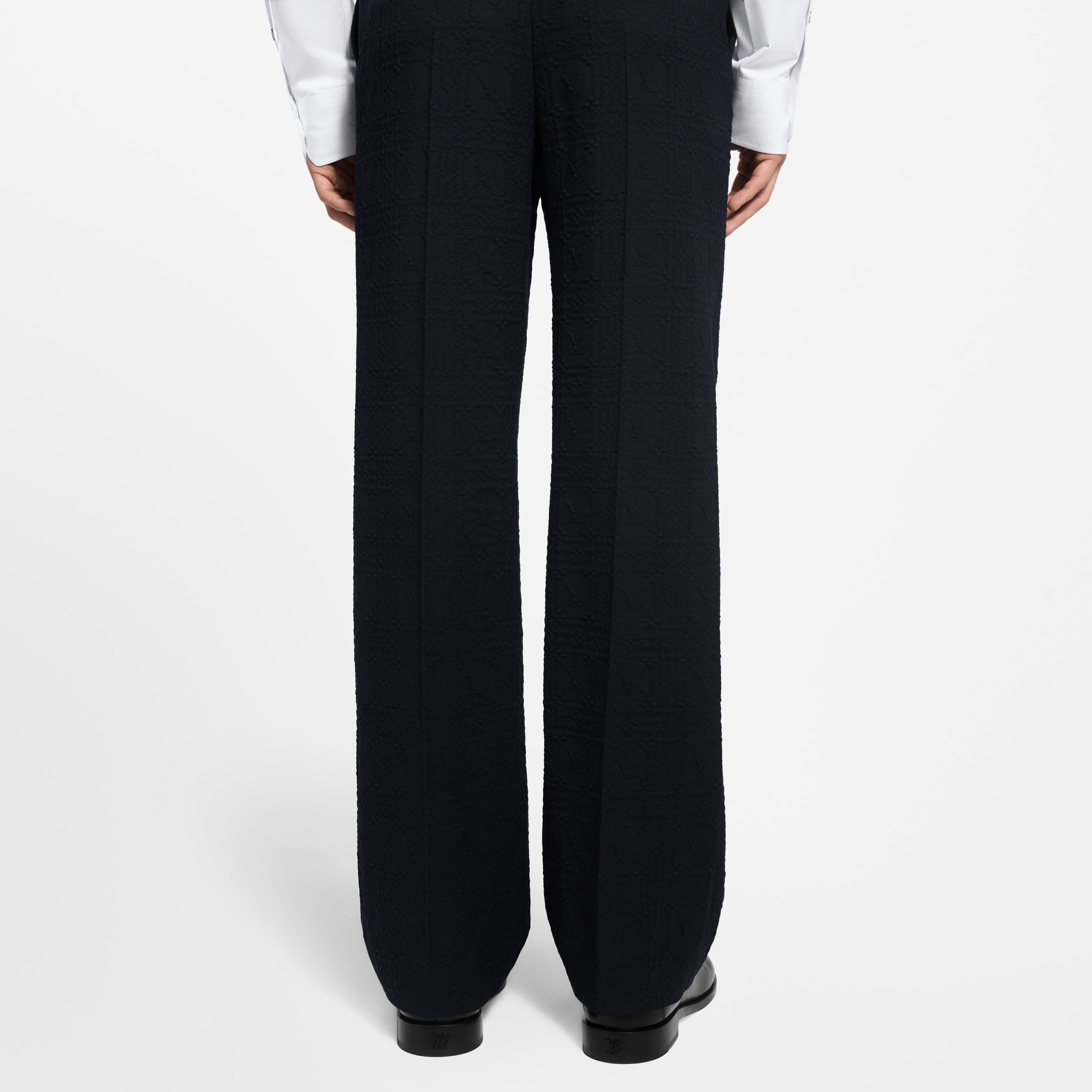 Pantalón de traje texturizado  Hombre Prêt-à-Porter Pantalones | LOUIS VUITTON (Zoom de producto)