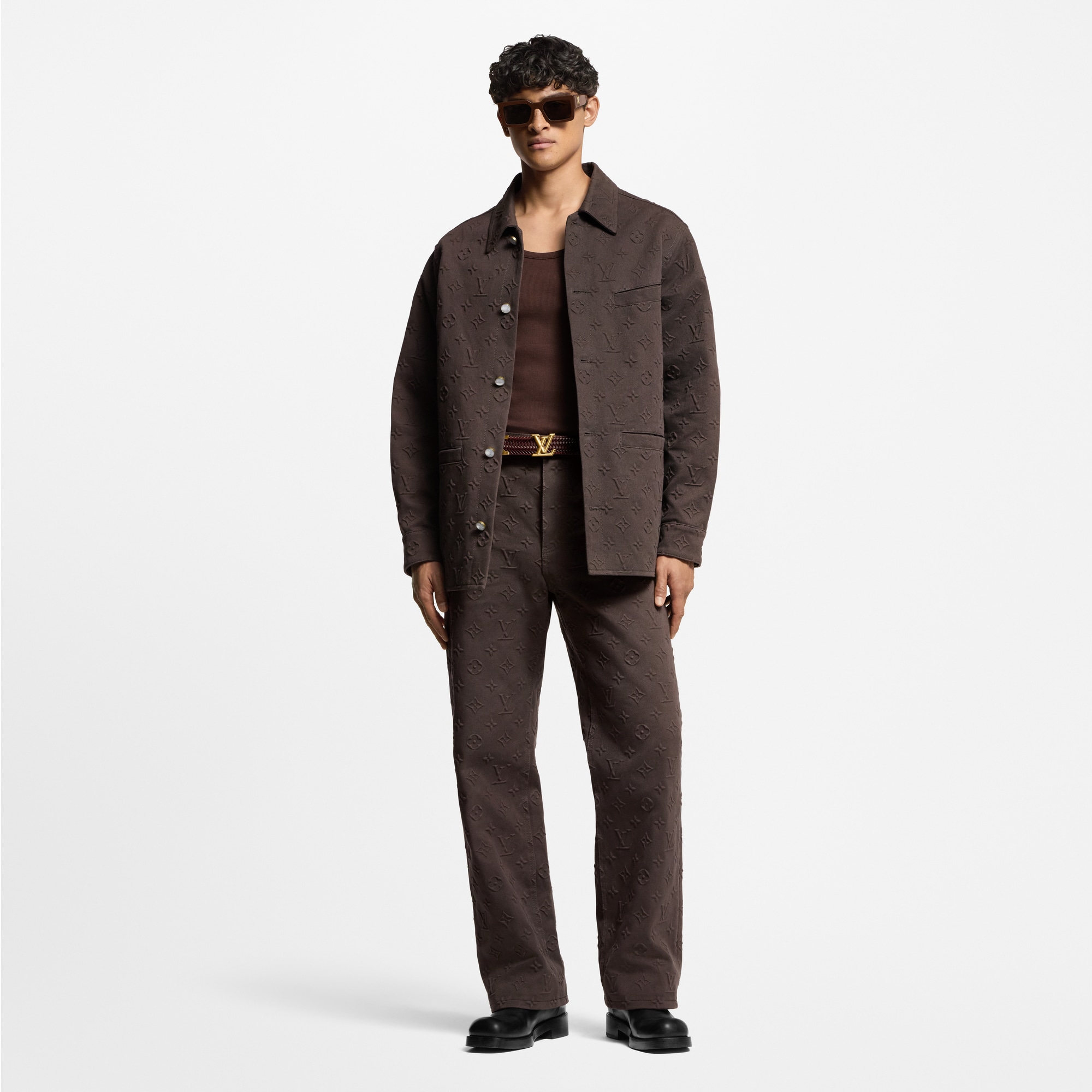 Pantalón Monogram de estilo skater  Hombre Prêt-à-Porter Denim | LOUIS VUITTON (Zoom de producto)