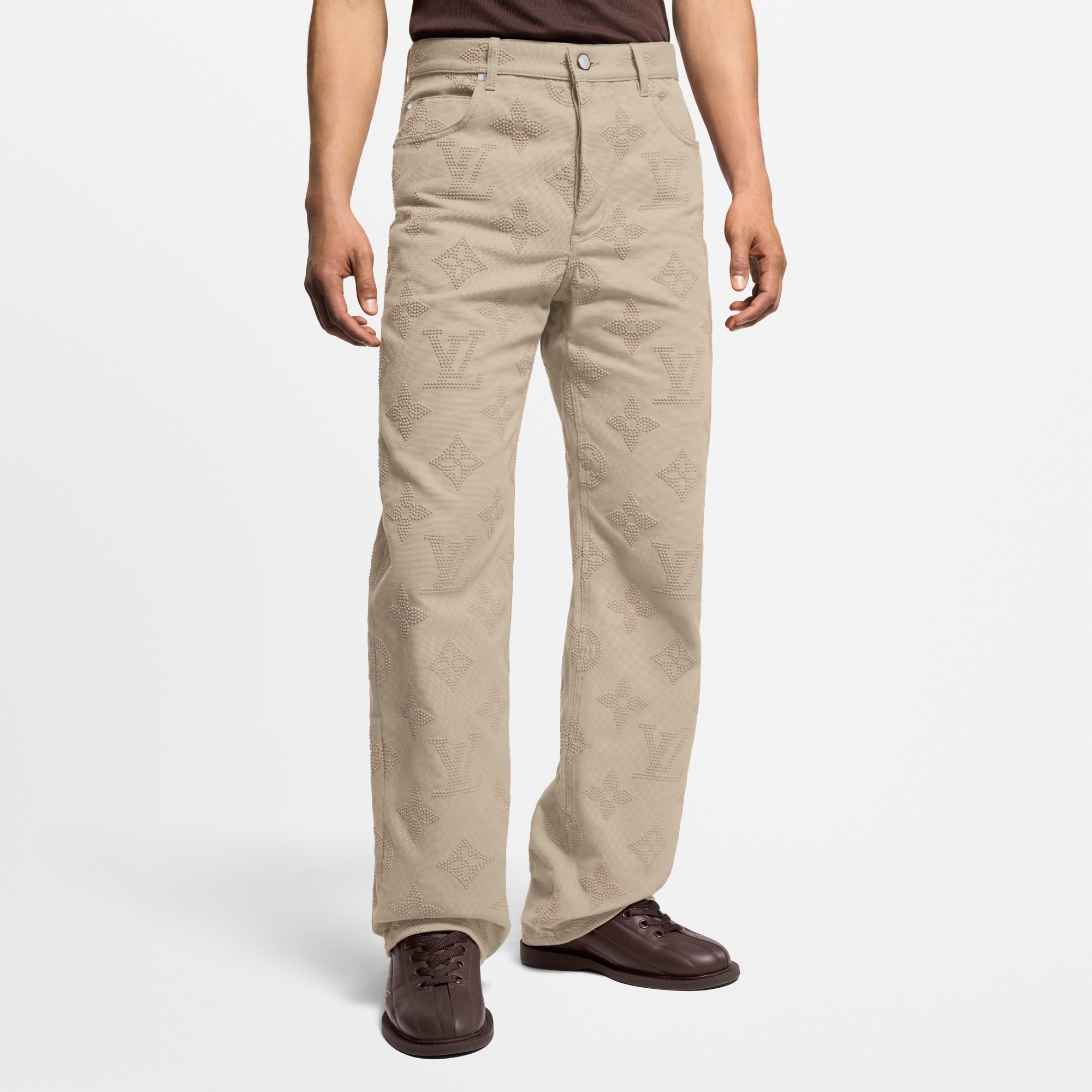Pantalón Monogram de estilo skater  Hombre Prêt-à-Porter Denim | LOUIS VUITTON (Zoom de producto)