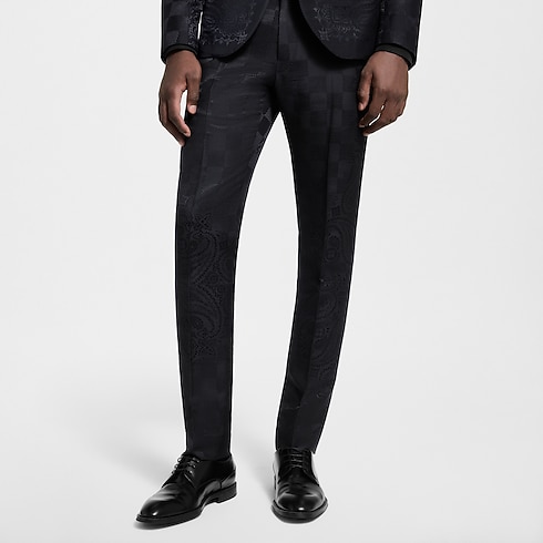 Pantalón satinado de corte cigarette Hombre Prêt-à-Porter Pantalones | LOUIS VUITTON (Zoom de producto)