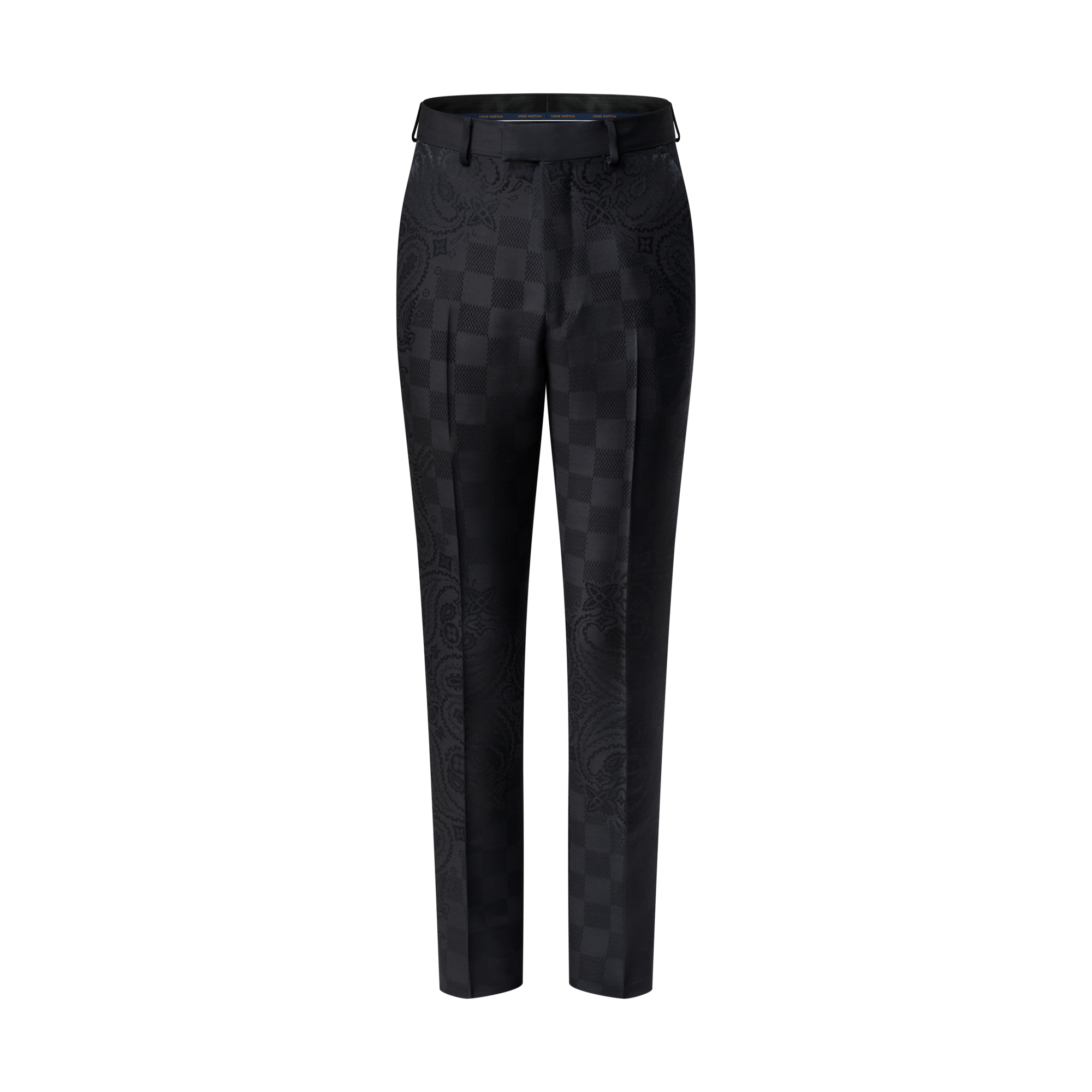 Pantalón satinado de corte cigarette  Hombre Prêt-à-Porter Pantalones | LOUIS VUITTON (Zoom de producto)