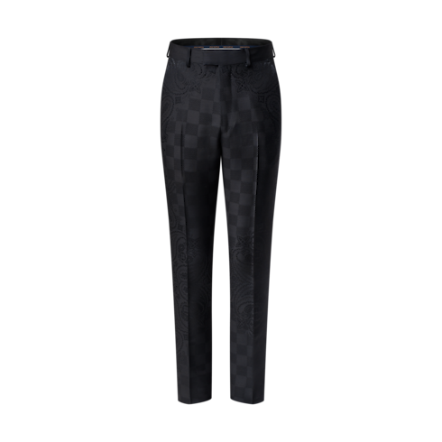 Pantalón satinado de corte cigarette Hombre Prêt-à-Porter Pantalones | LOUIS VUITTON (Zoom de producto)