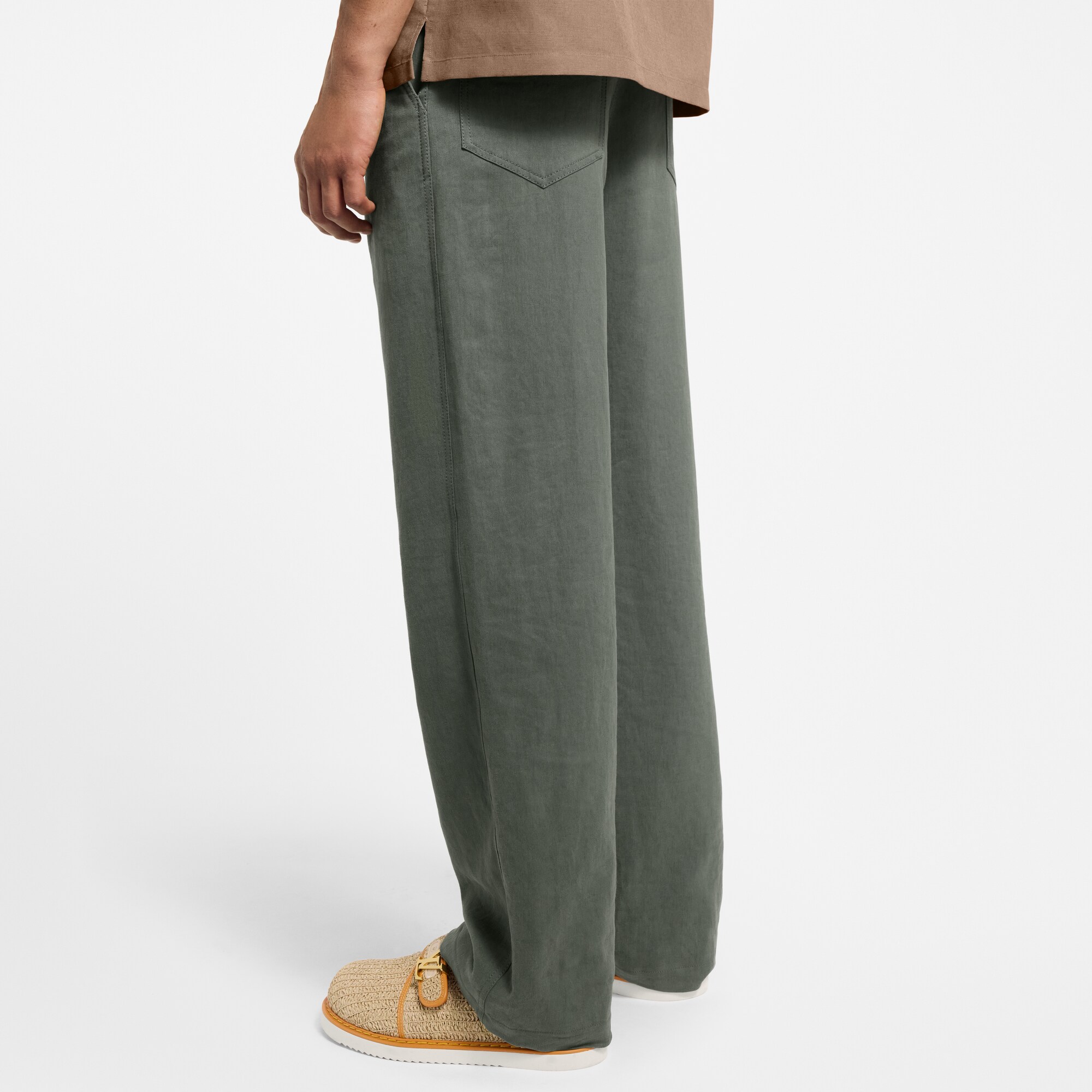 Pantalón utilitario de lino ligero  Hombre Prêt-à-Porter Pantalones | LOUIS VUITTON (Zoom de producto)