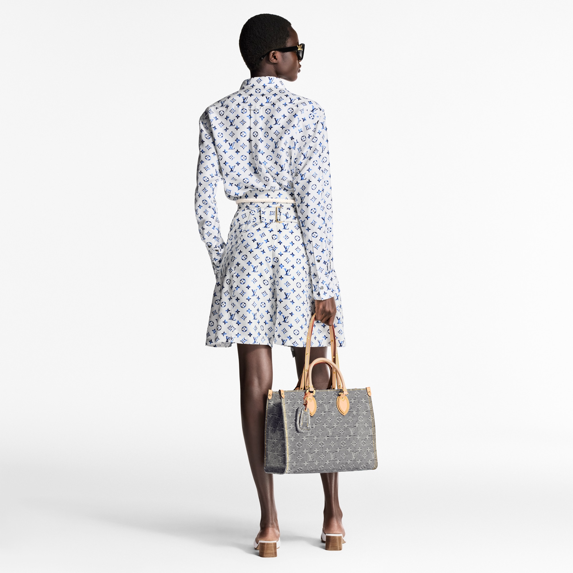 Pantalones cortos Aquarelle Monogram  Mujer Prêt-à-Porter Faldas y pantalones cortos | LOUIS VUITTON (Zoom de producto)