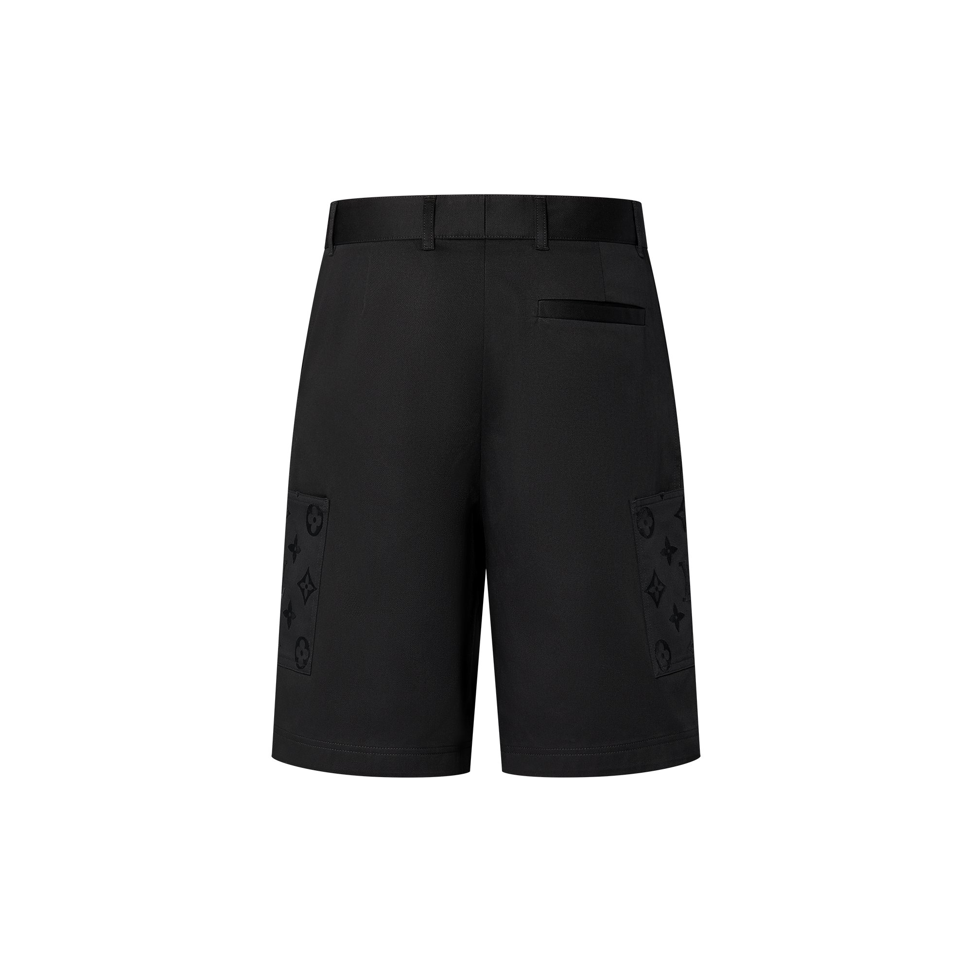 Pantalones cortos cargo de algodón con detalles flocados  Hombre Prêt-à-Porter Pantalones | LOUIS VUITTON (Zoom de producto)