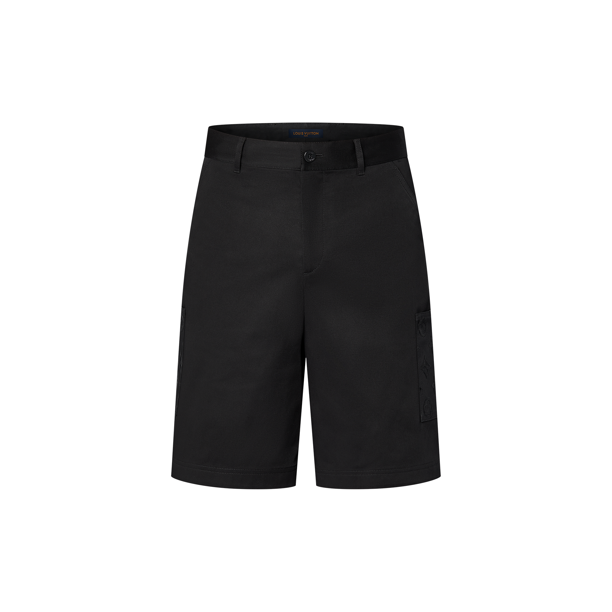 Pantalones cortos cargo de algodón con detalles flocados  Hombre Prêt-à-Porter Pantalones | LOUIS VUITTON (Zoom de producto)