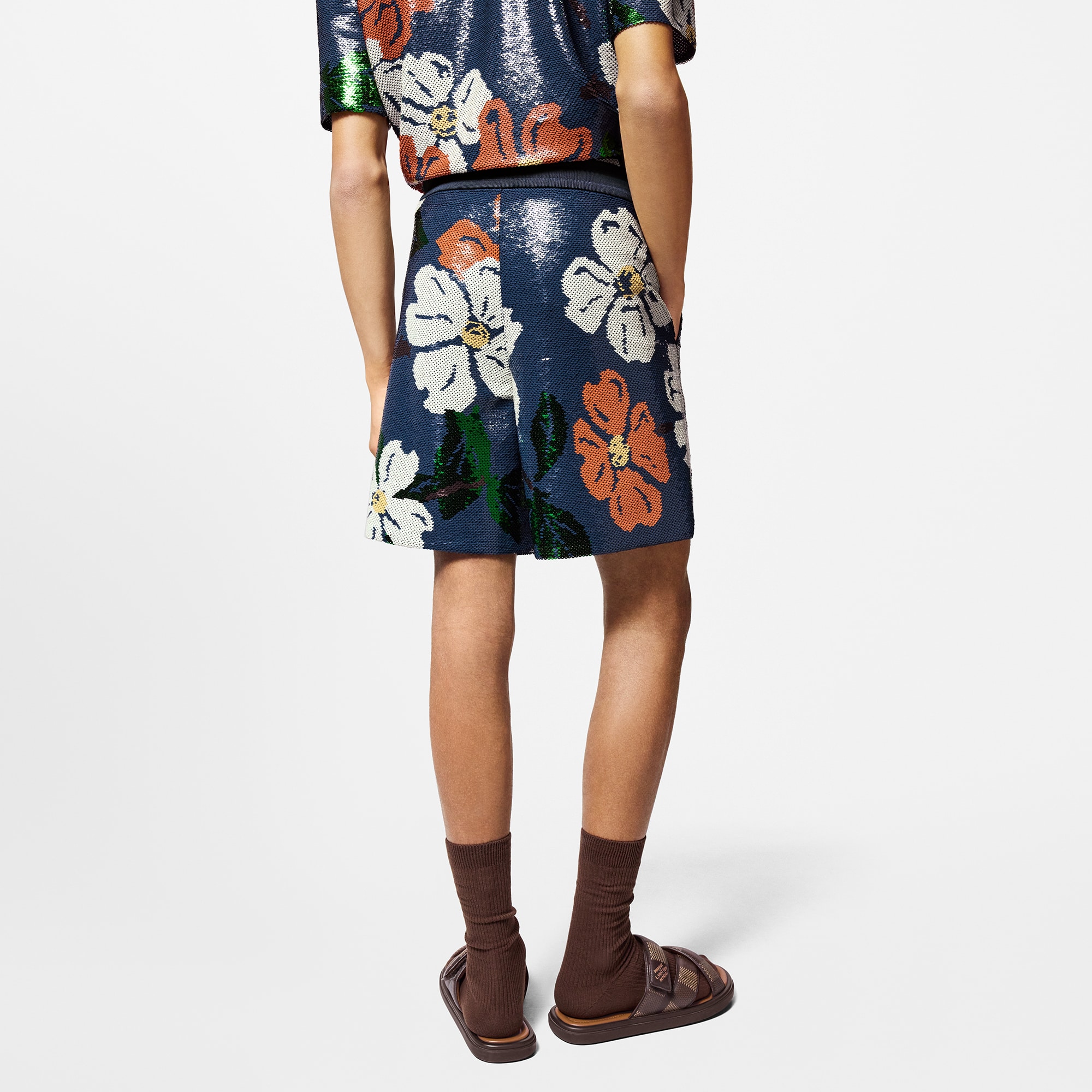 Pantalones cortos con lentejuelas bordadas  Hombre Prêt-à-Porter Todo Prêt-à-Porter | LOUIS VUITTON (Zoom de producto)