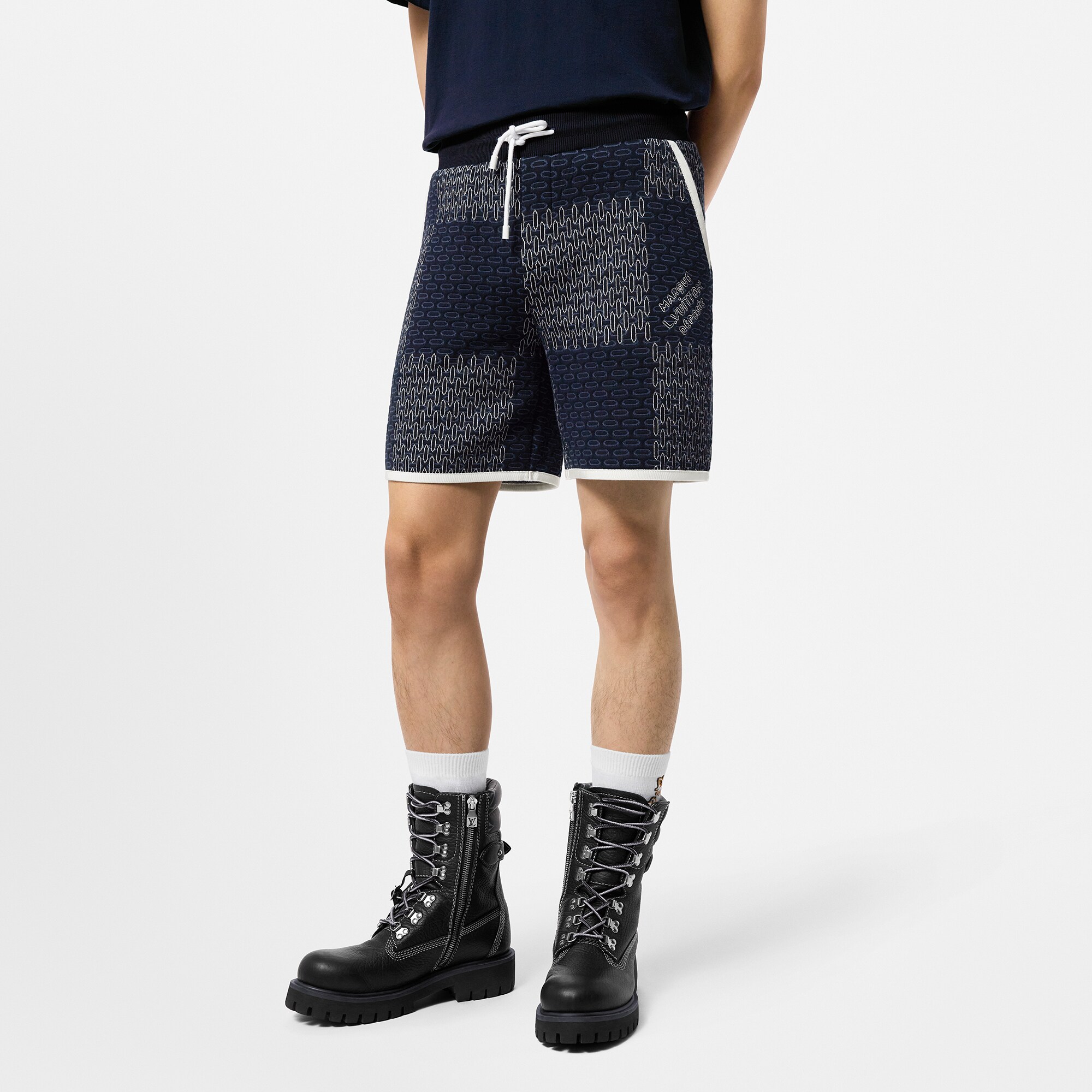 Pantalones cortos Damier de algodón  Hombre Prêt-à-Porter Pantalones | LOUIS VUITTON (Zoom de producto)