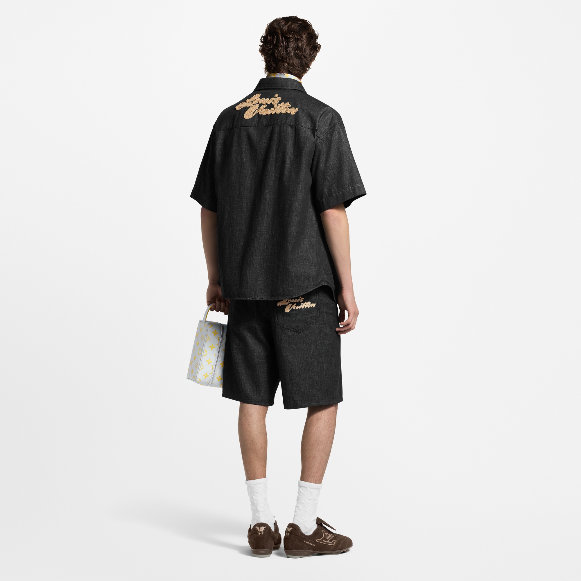 Pantalones cortos de chambray  Hombre Prêt-à-Porter Denim | LOUIS VUITTON (Zoom de producto)