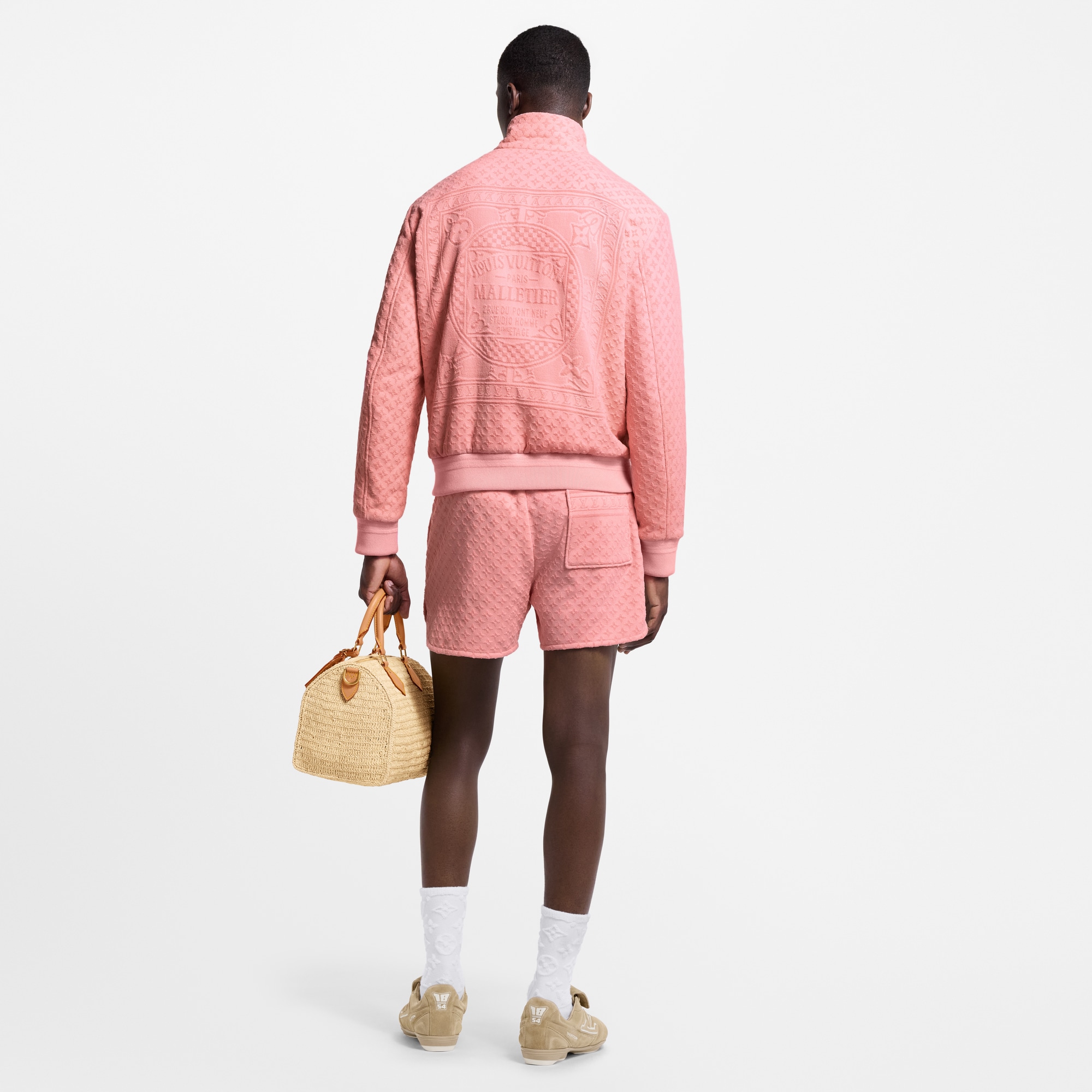 Pantalones cortos de chándal en felpa francesa  Hombre Prêt-à-Porter Pantalones | LOUIS VUITTON (Zoom de producto)