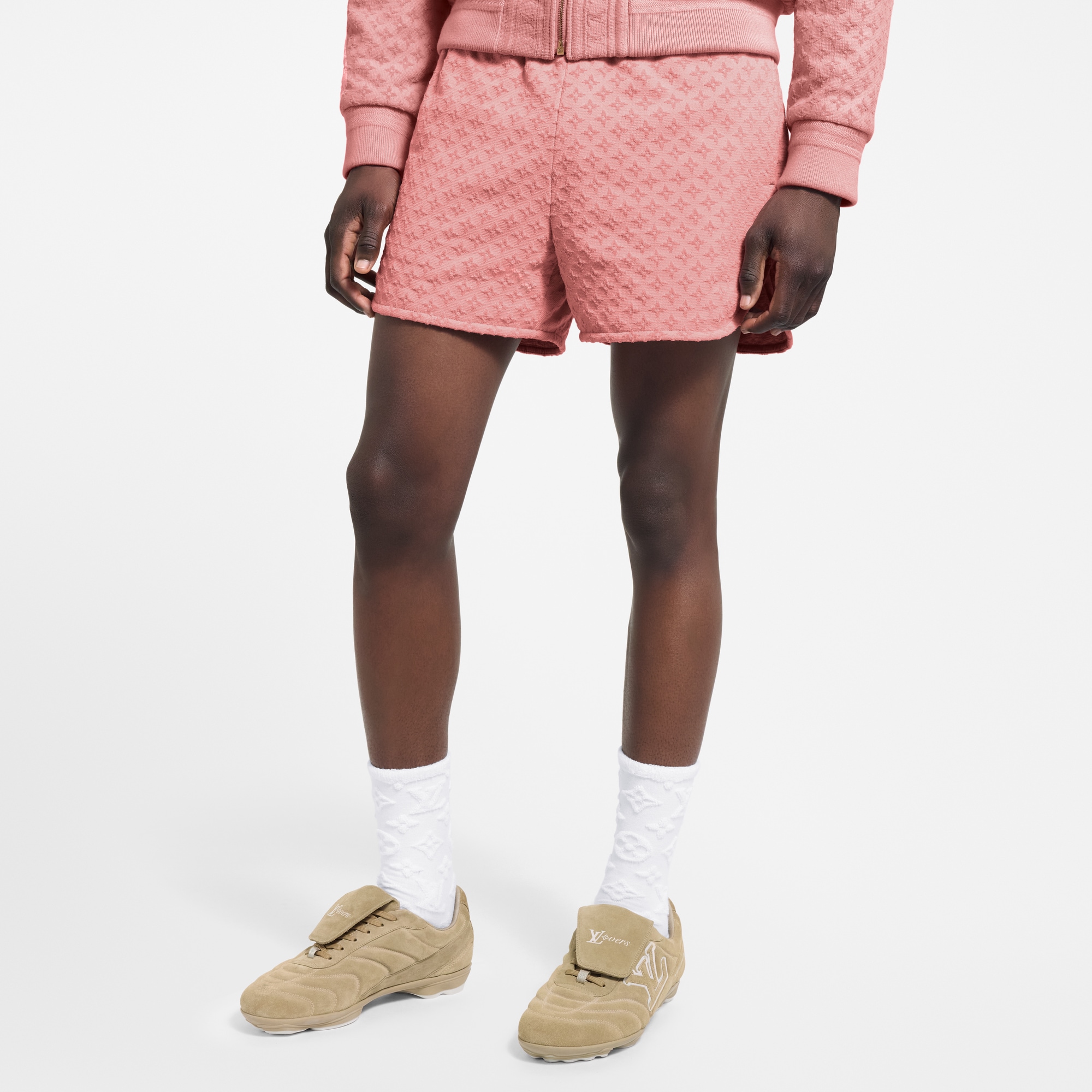 Pantalones cortos de chándal en felpa francesa  Hombre Prêt-à-Porter Pantalones | LOUIS VUITTON (Zoom de producto)