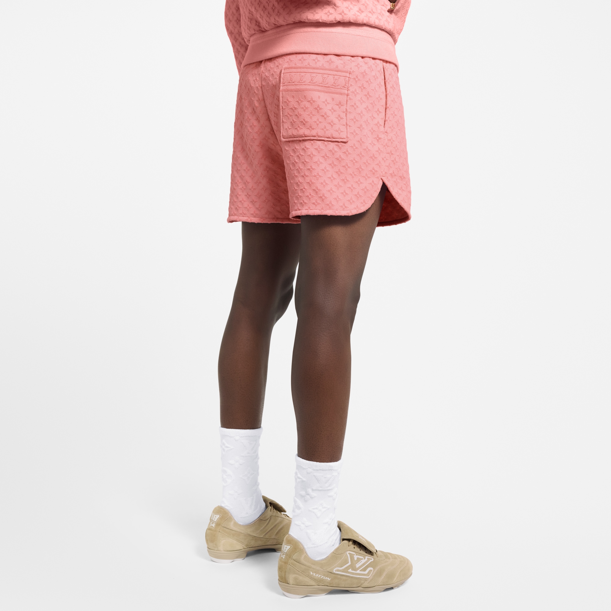 Pantalones cortos de chándal en felpa francesa  Hombre Prêt-à-Porter Pantalones | LOUIS VUITTON (Zoom de producto)
