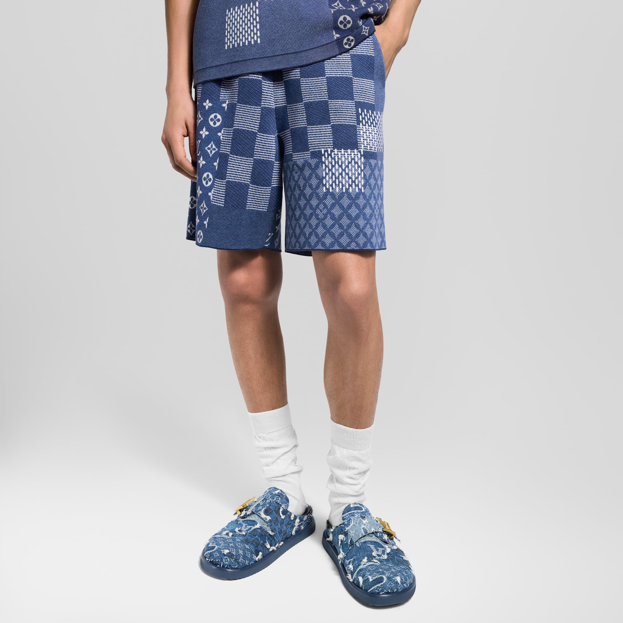 Pantalones cortos de punto  Hombre Prêt-à-Porter Todo Prêt-à-Porter | LOUIS VUITTON (Zoom de producto)