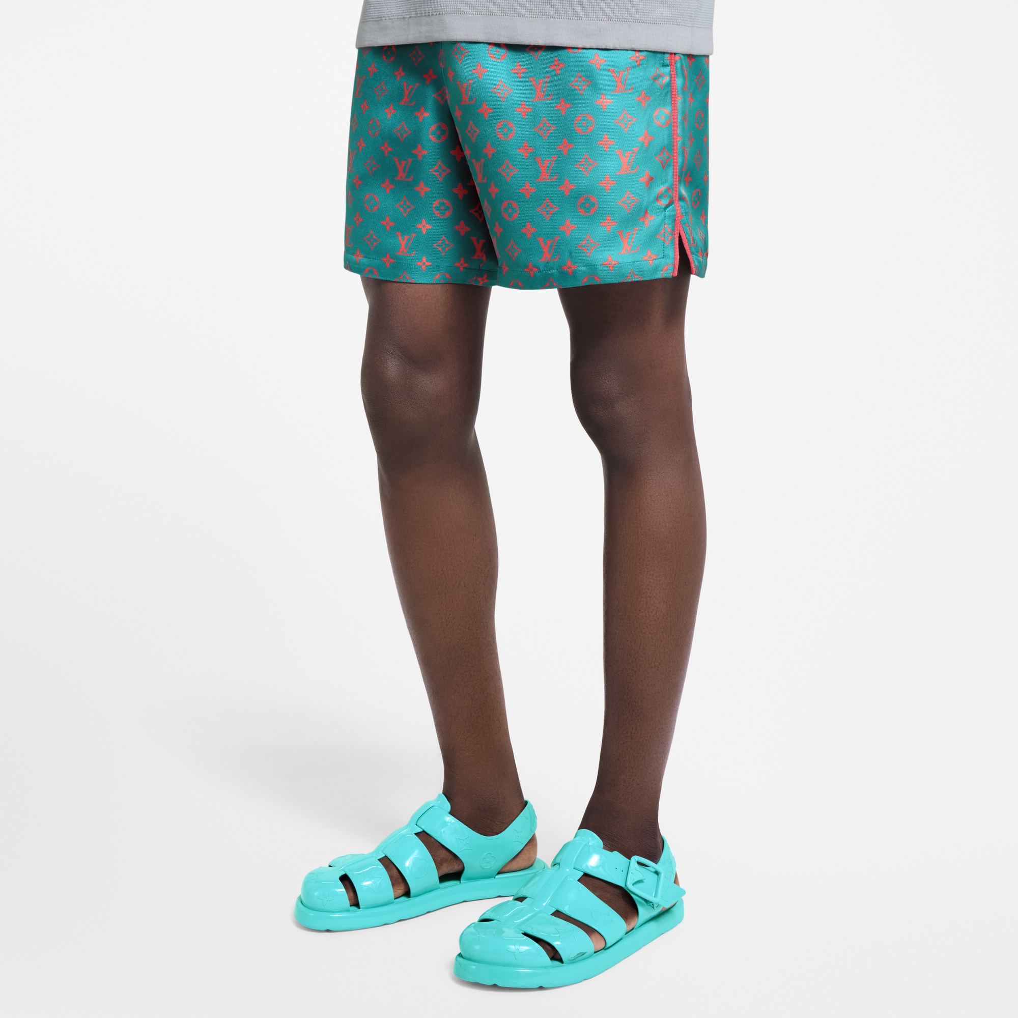 Pantalones cortos de seda Monogram  Hombre Prêt-à-Porter Pantalones | LOUIS VUITTON (Zoom de producto)