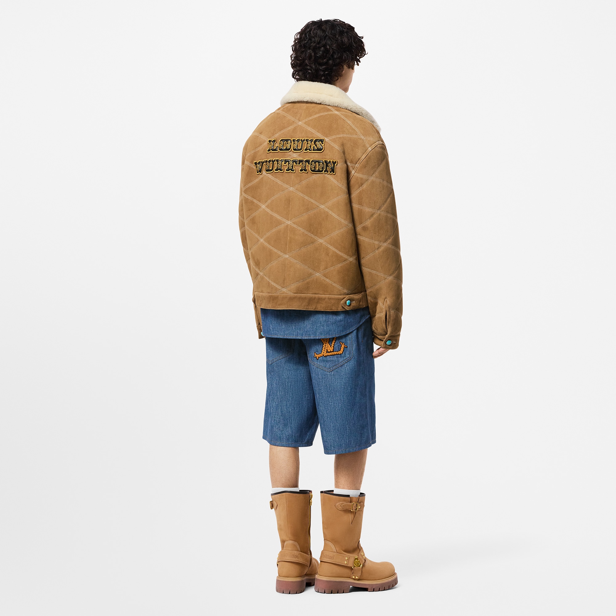 Pantalones cortos en chambray de algodón  Hombre Prêt-à-Porter Todo Prêt-à-Porter | LOUIS VUITTON (Zoom de producto)