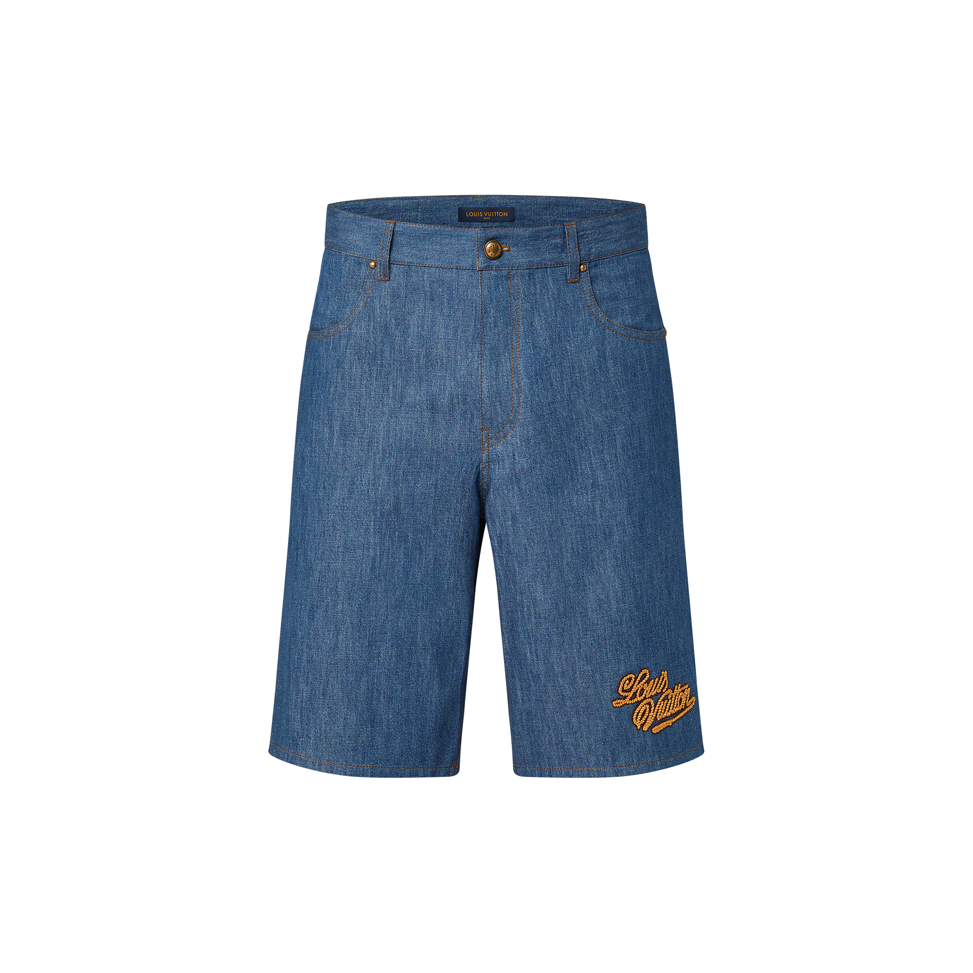 Pantalones cortos en chambray de algodón  Hombre Prêt-à-Porter Todo Prêt-à-Porter | LOUIS VUITTON (Zoom de producto)