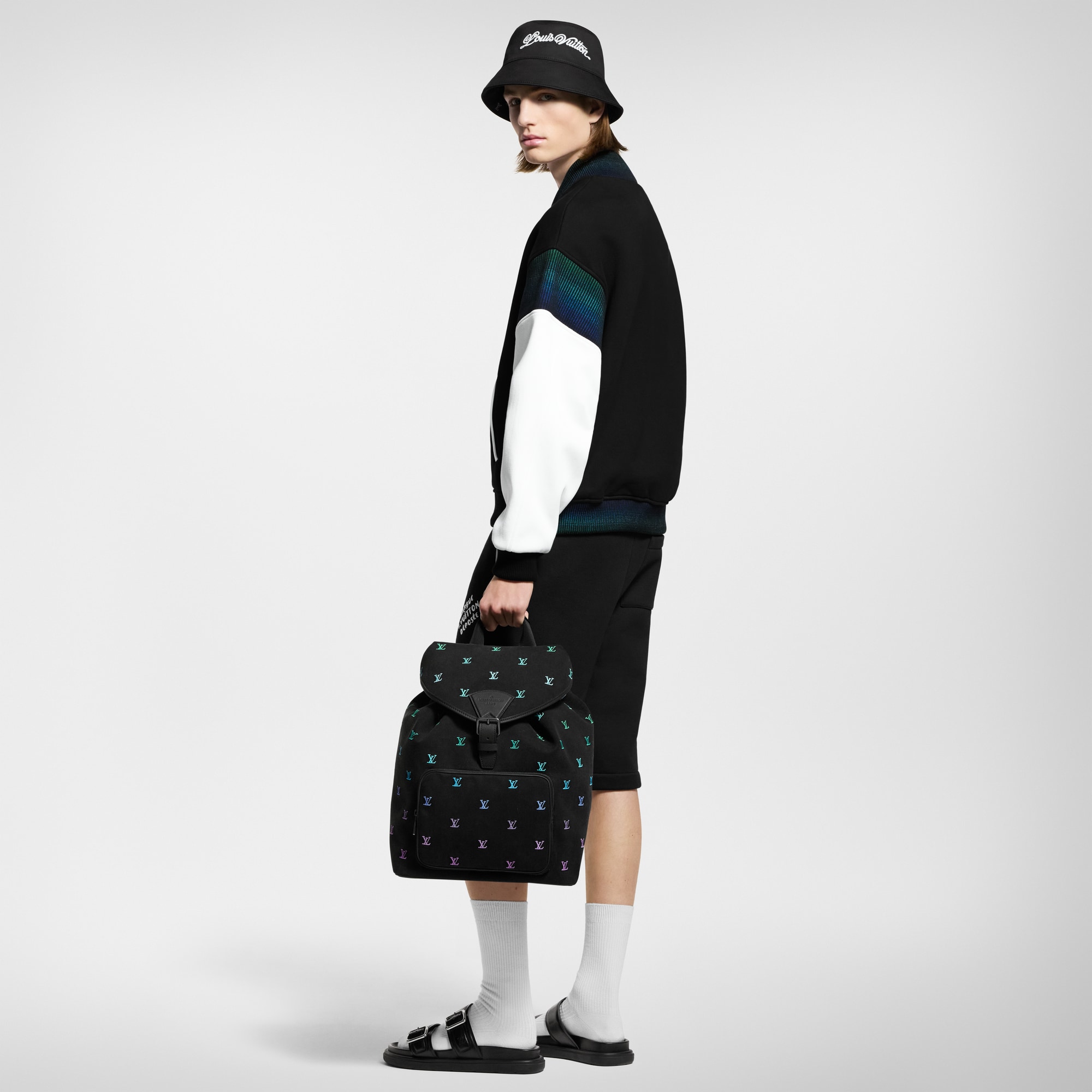 Pantalones cortos en punto de algodón  Hombre Prêt-à-Porter Todo Prêt-à-Porter | LOUIS VUITTON (Zoom de producto)