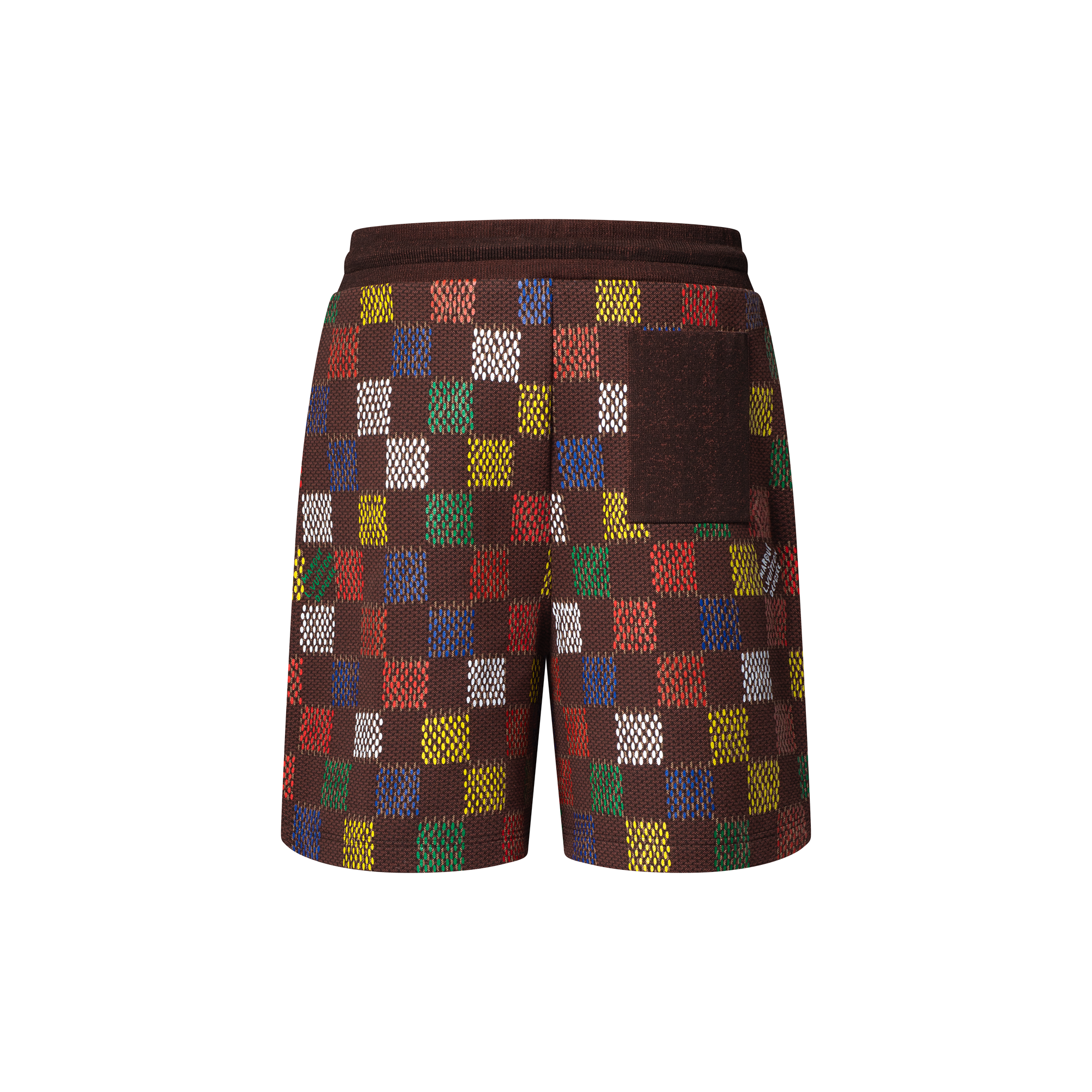 Pantalones cortos en punto de algodón Damier  Hombre Prêt-à-Porter Pantalones | LOUIS VUITTON (Zoom de producto)