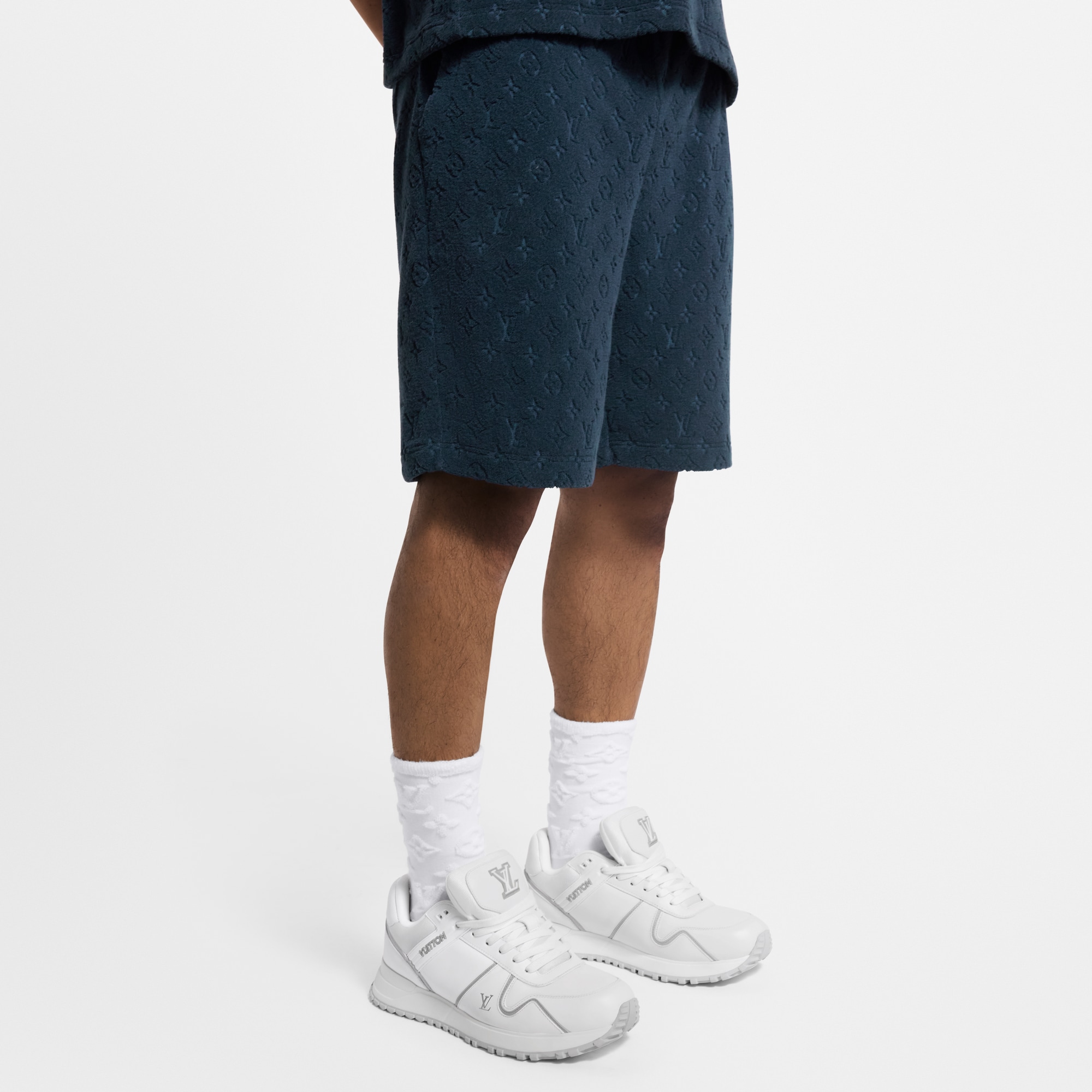 Pantalones cortos Monogram de felpa francesa  Hombre Prêt-à-Porter Todo Prêt-à-Porter | LOUIS VUITTON (Zoom de producto)