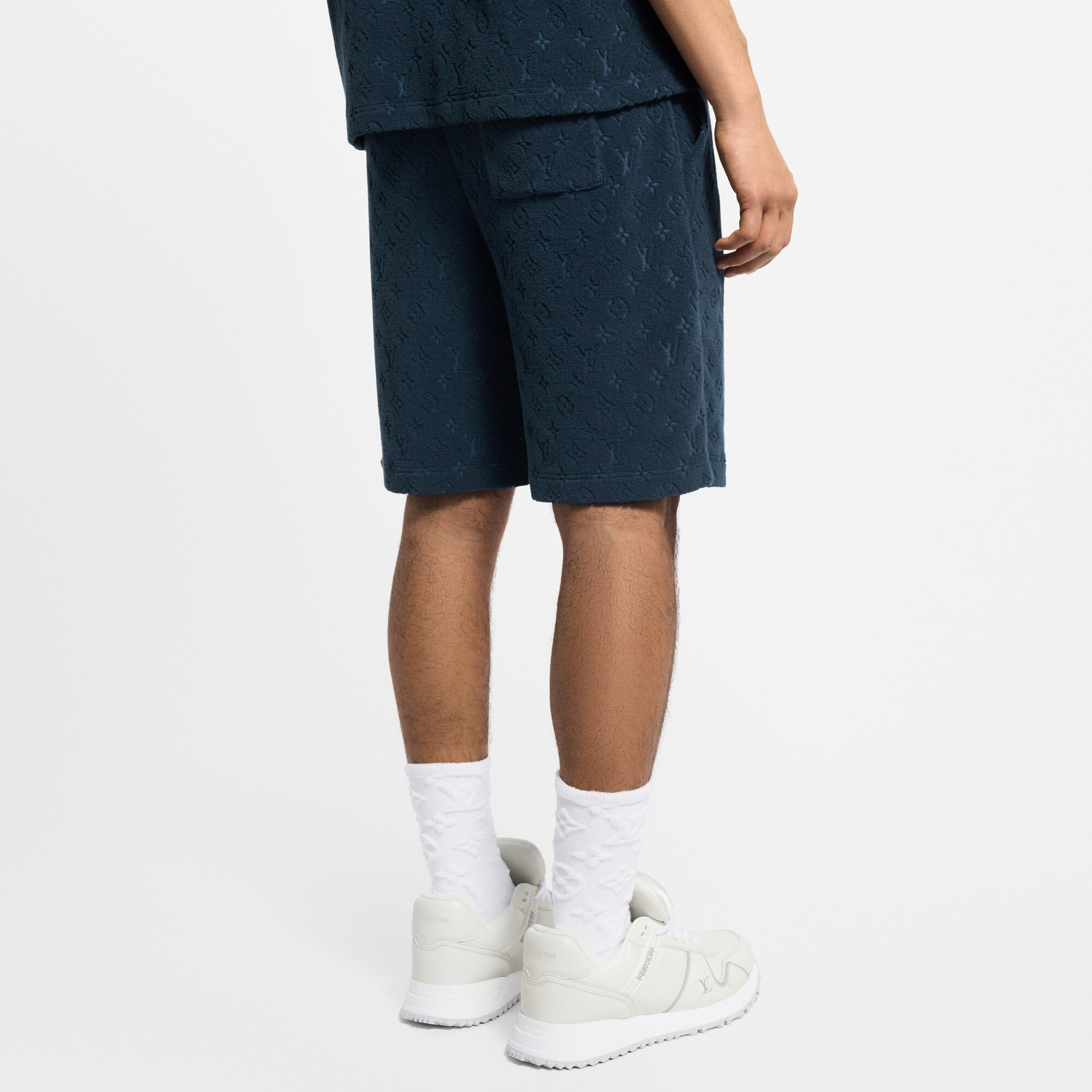 Pantalones cortos Monogram de felpa francesa  Hombre Prêt-à-Porter Todo Prêt-à-Porter | LOUIS VUITTON (Zoom de producto)