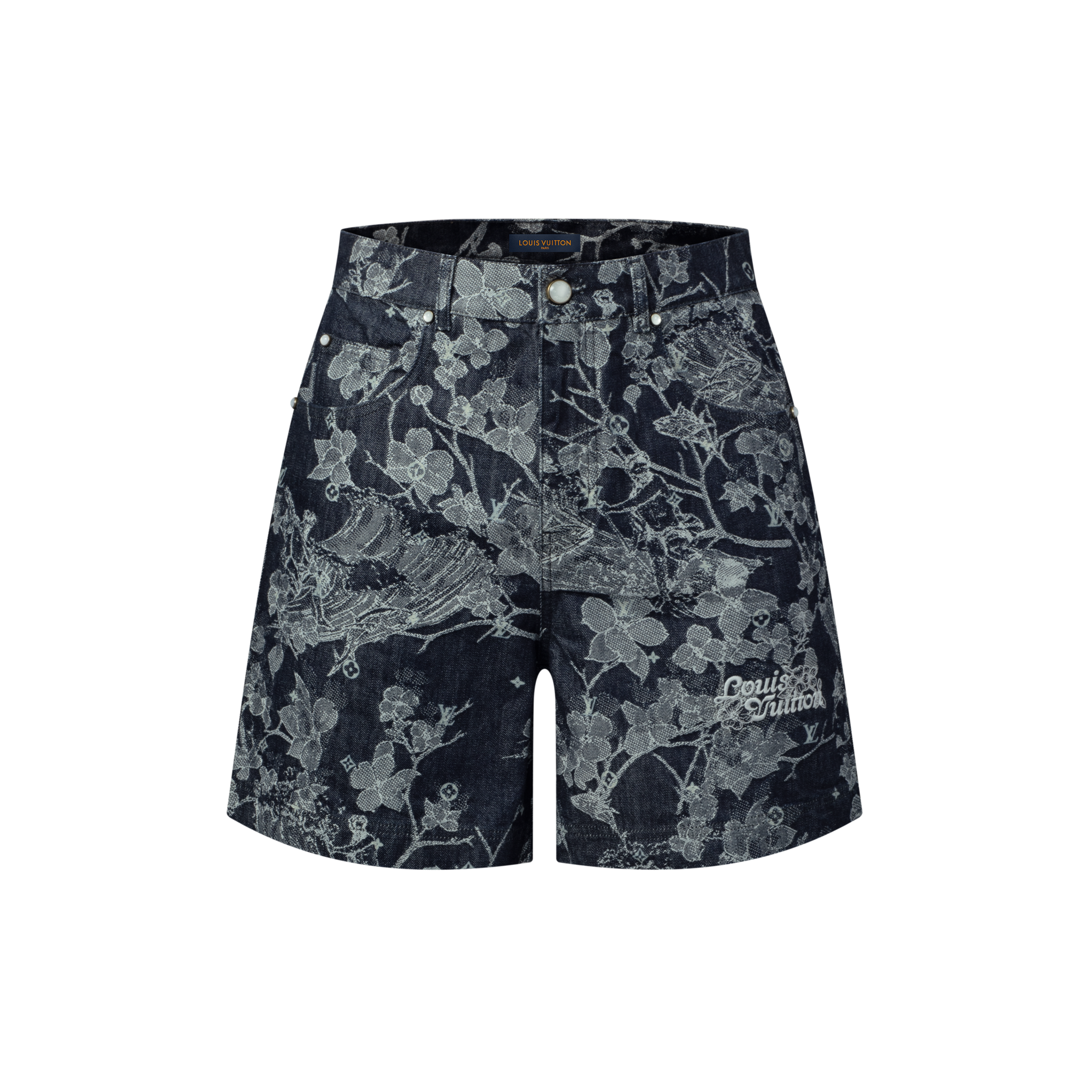 Pantalones cortos vaqueros en Jacquard  Hombre Prêt-à-Porter Denim | LOUIS VUITTON (Zoom de producto)