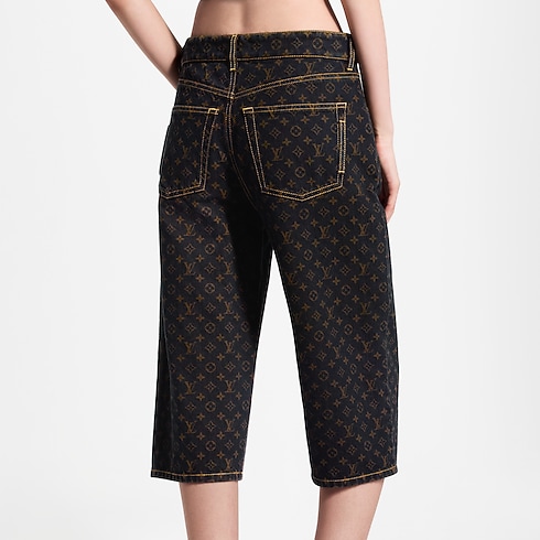 Pantalones cortos vaqueros Monogram Mujer Prêt-à-Porter Faldas y pantalones cortos | LOUIS VUITTON (Zoom de producto)