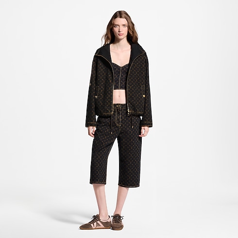 Pantalones cortos vaqueros Monogram Mujer Prêt-à-Porter Faldas y pantalones cortos | LOUIS VUITTON (Zoom de producto)