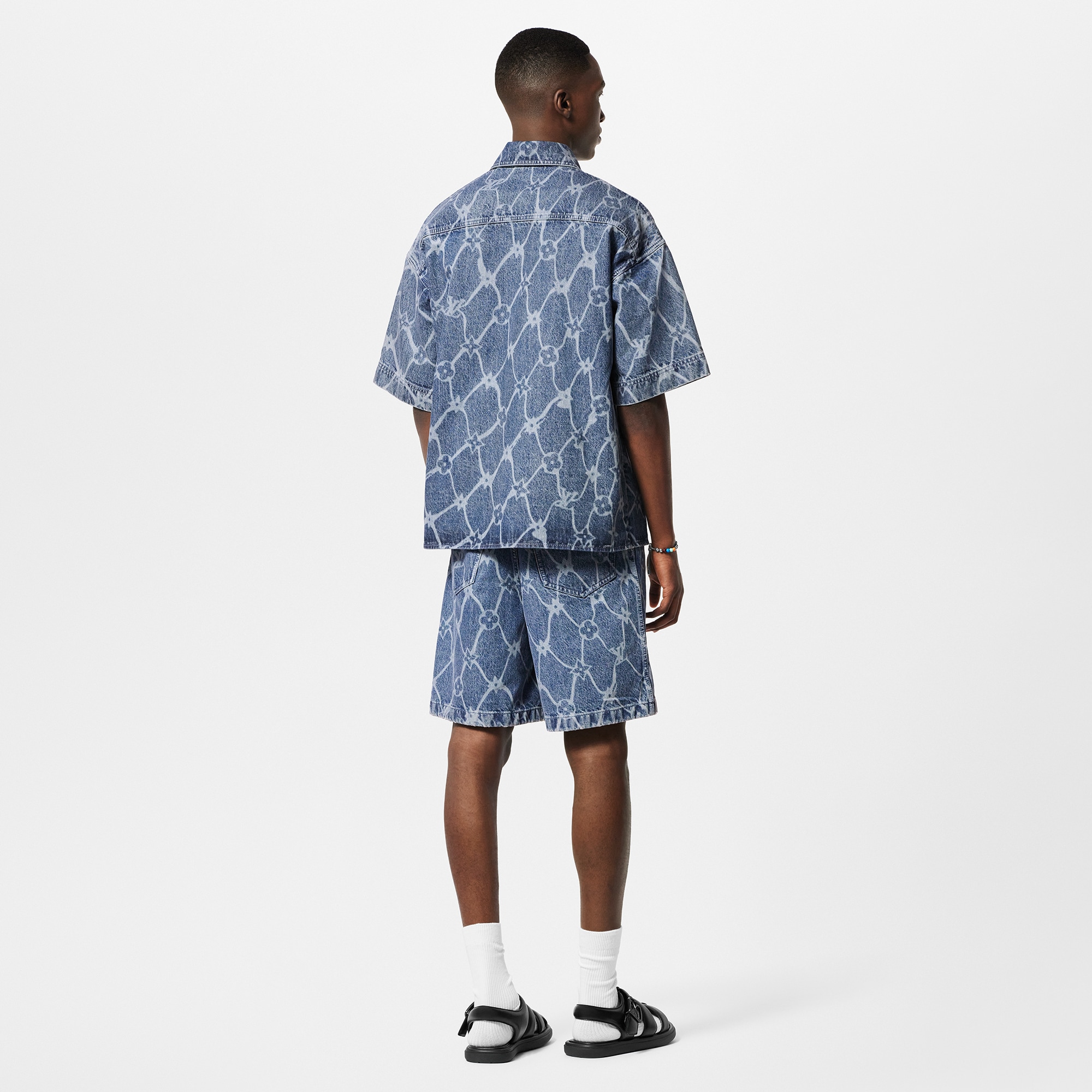 Pantalones cortos vaqueros Monogram  Hombre Prêt-à-Porter Denim | LOUIS VUITTON (Zoom de producto)