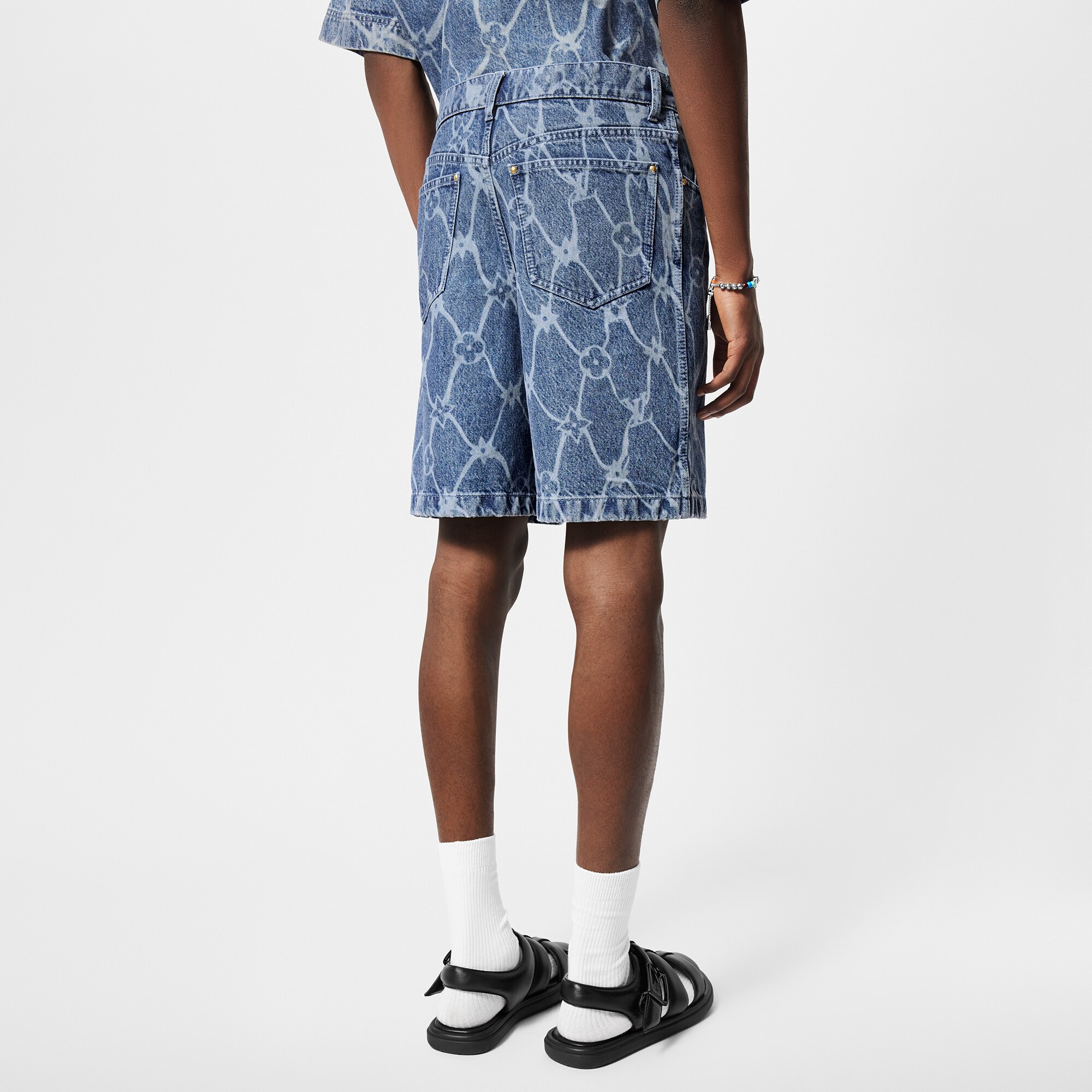 Pantalones cortos vaqueros Monogram  Hombre Prêt-à-Porter Denim | LOUIS VUITTON (Zoom de producto)