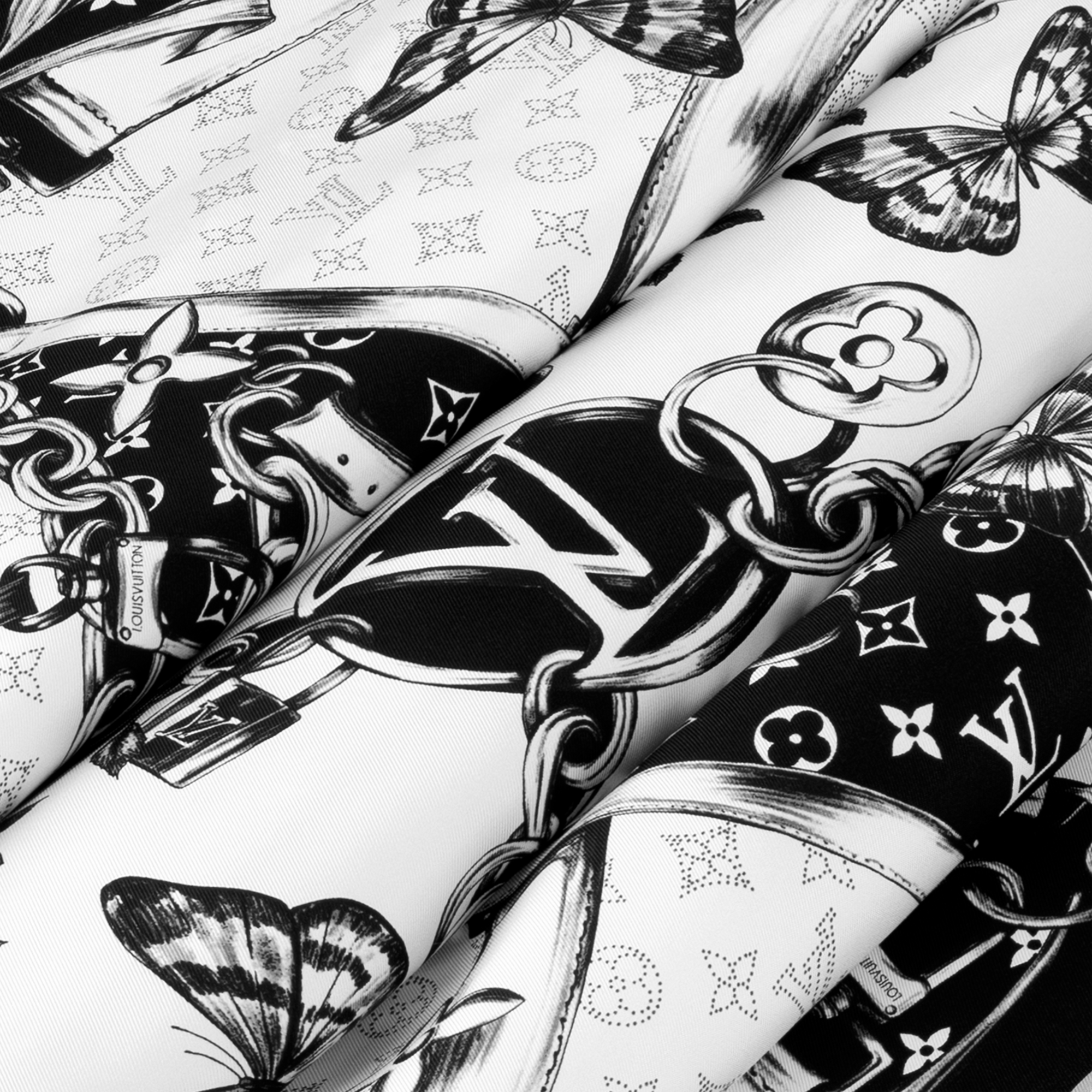 Pañuelo Blooming Monogram 90 S00 Mujer Accesorios Pañuelos de seda y bandanas | LOUIS VUITTON (Zoom de producto)