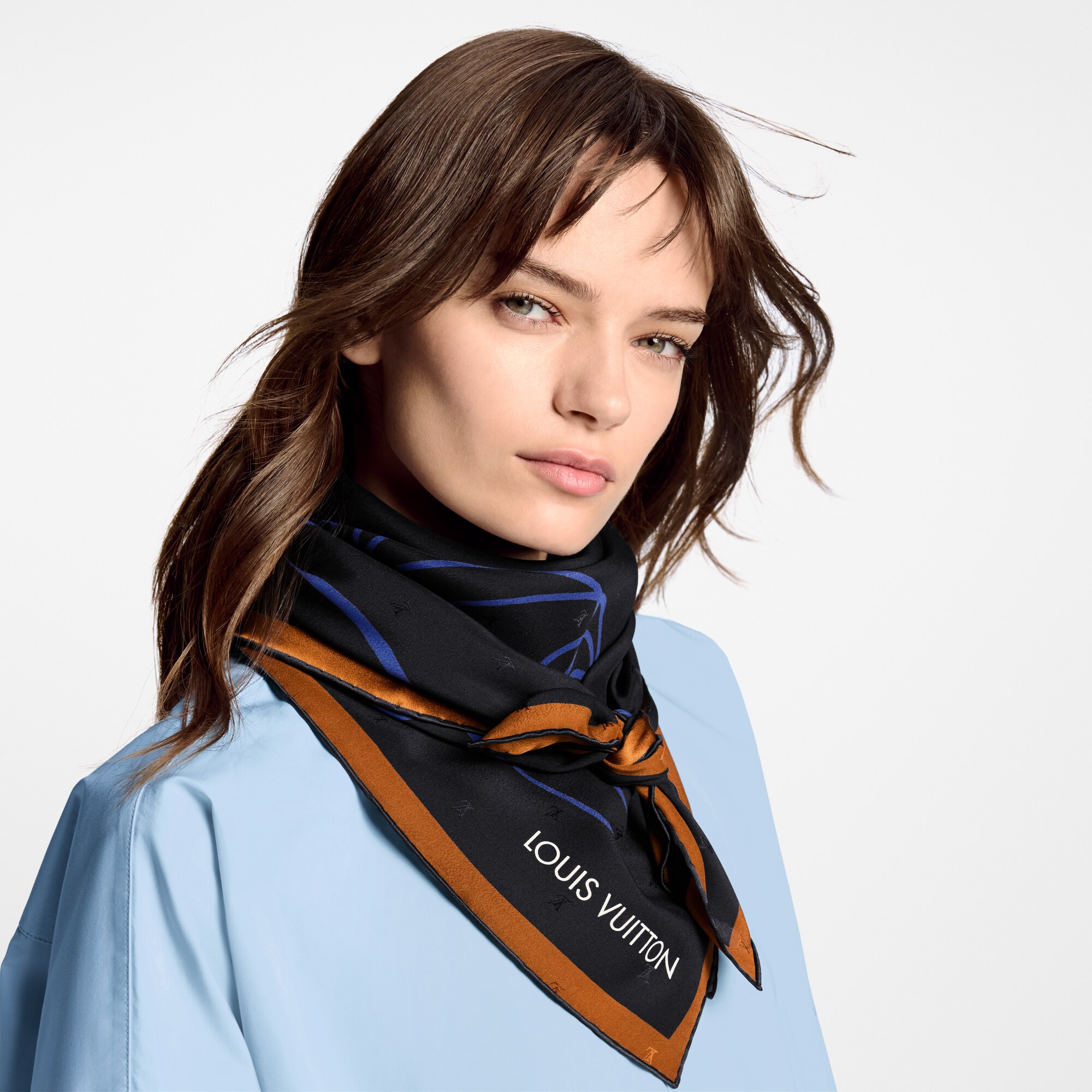Pañuelo Chemin Faisant By Andrée Putman 90 S00 Mujer Accesorios Pañuelos de seda y bandanas | LOUIS VUITTON (Zoom de producto)