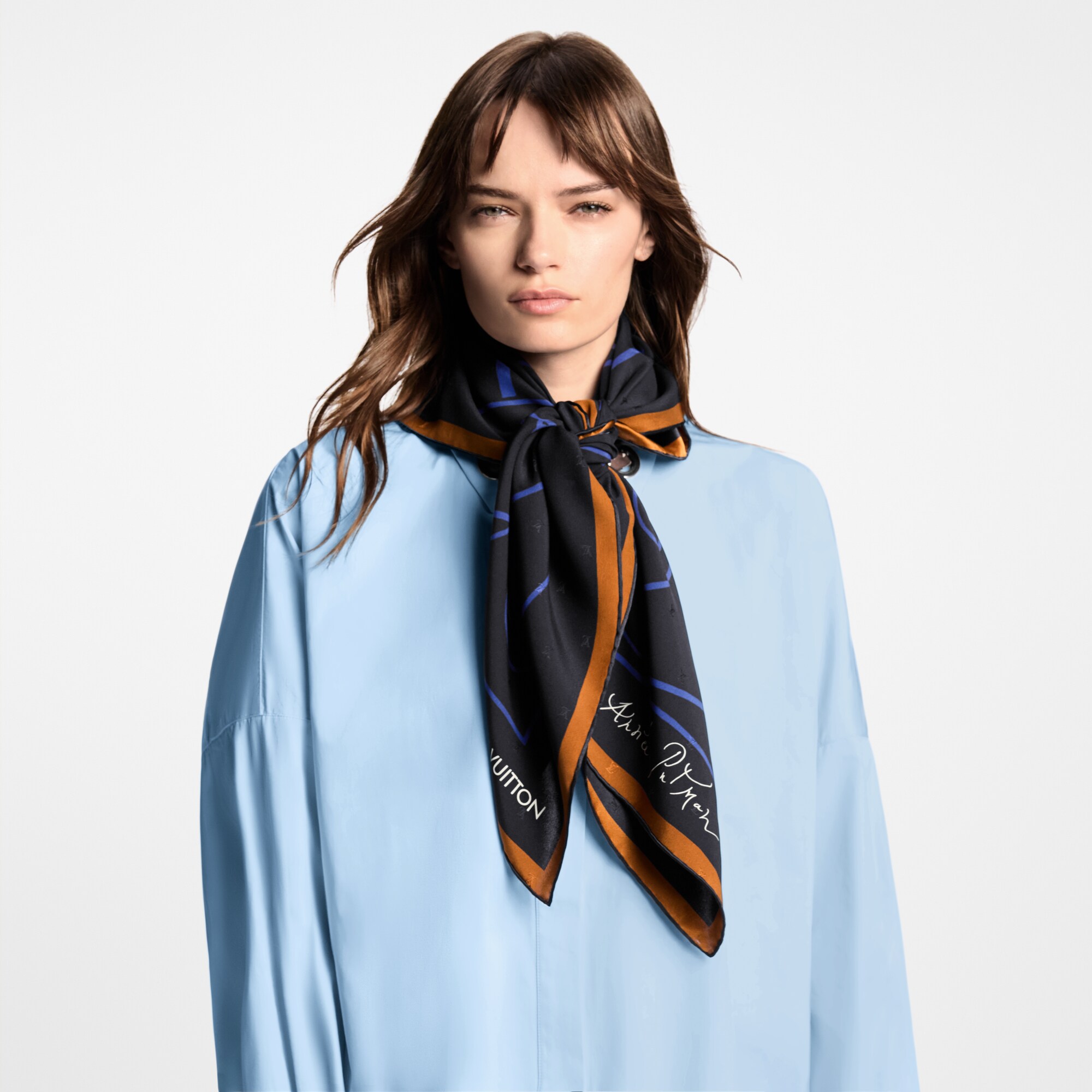 Pañuelo Chemin Faisant By Andrée Putman 90 S00 Mujer Accesorios Pañuelos de seda y bandanas | LOUIS VUITTON (Zoom de producto)