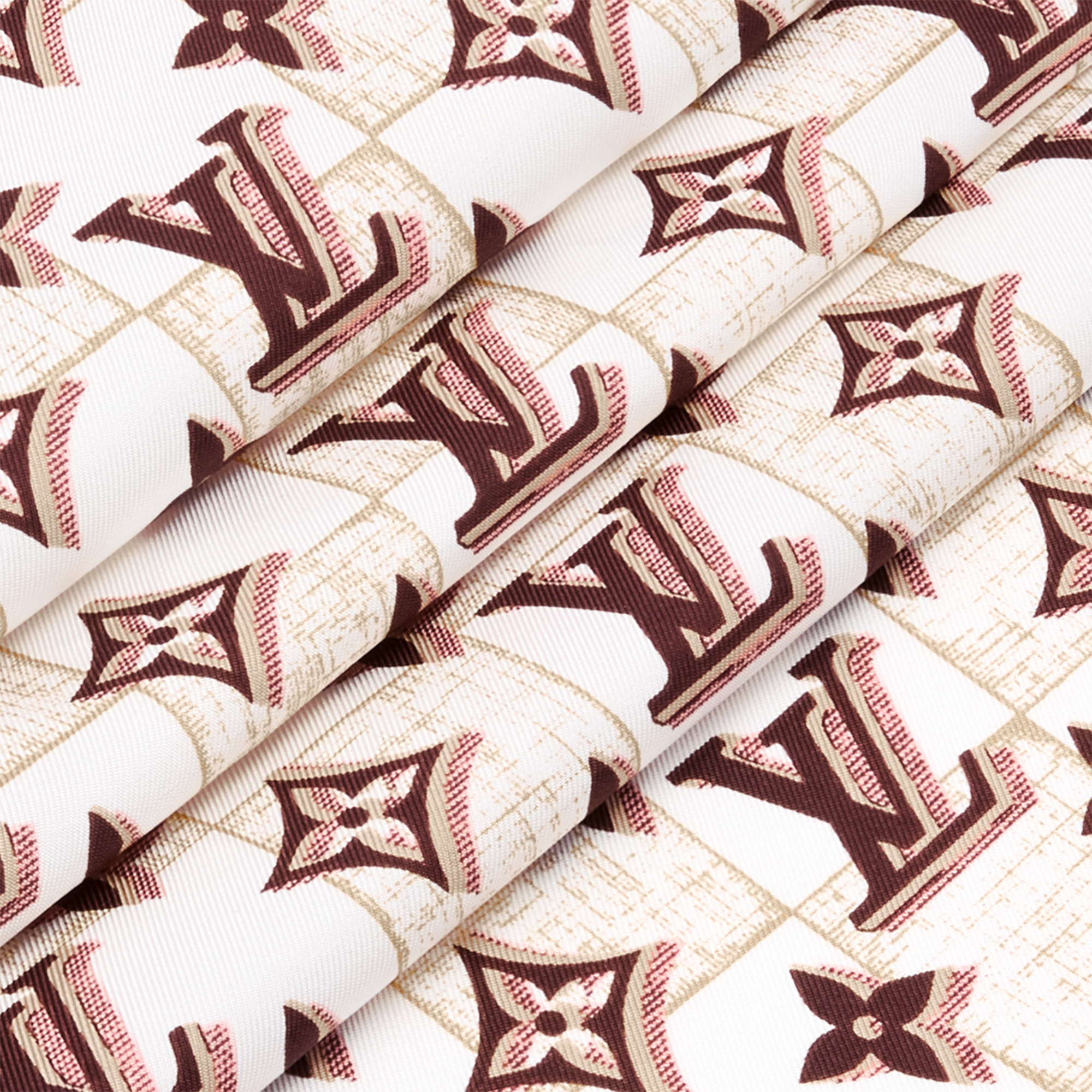 Pañuelo Damiergram 70 S00 Mujer Accesorios Pañuelos de seda y bandanas | LOUIS VUITTON (Zoom de producto)
