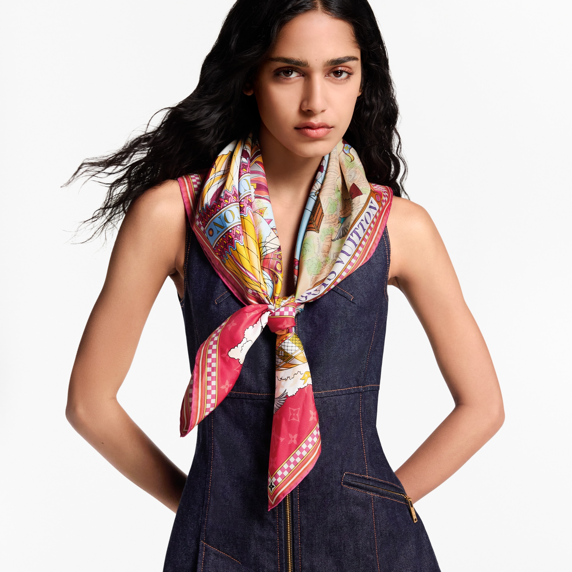 Pañuelo From The Cloud 90 S00 Mujer Accesorios Pañuelos de seda y bandanas | LOUIS VUITTON (Zoom de producto)