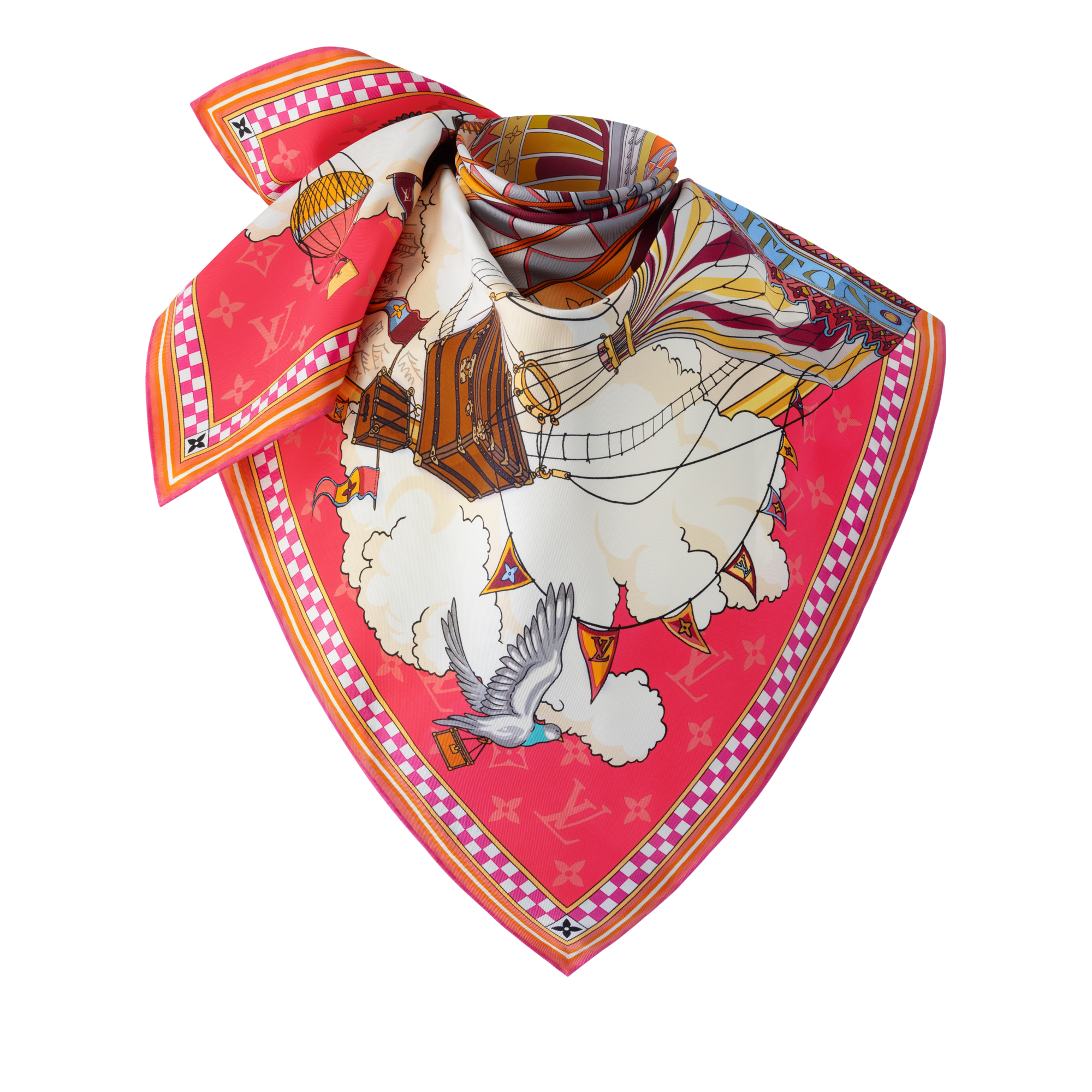 Pañuelo From The Cloud 90 S00 Mujer Accesorios Pañuelos de seda y bandanas | LOUIS VUITTON (Zoom de producto)