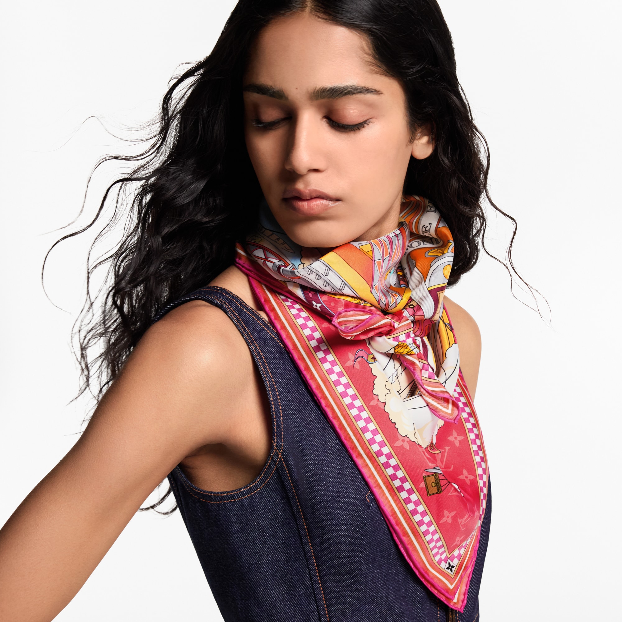 Pañuelo From The Cloud 90 S00 Mujer Accesorios Pañuelos de seda y bandanas | LOUIS VUITTON (Zoom de producto)