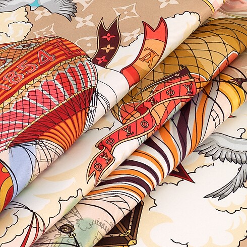 Pañuelo From The Cloud 90 S00 Mujer Accesorios Pañuelos de seda y bandanas | LOUIS VUITTON (Zoom de producto)