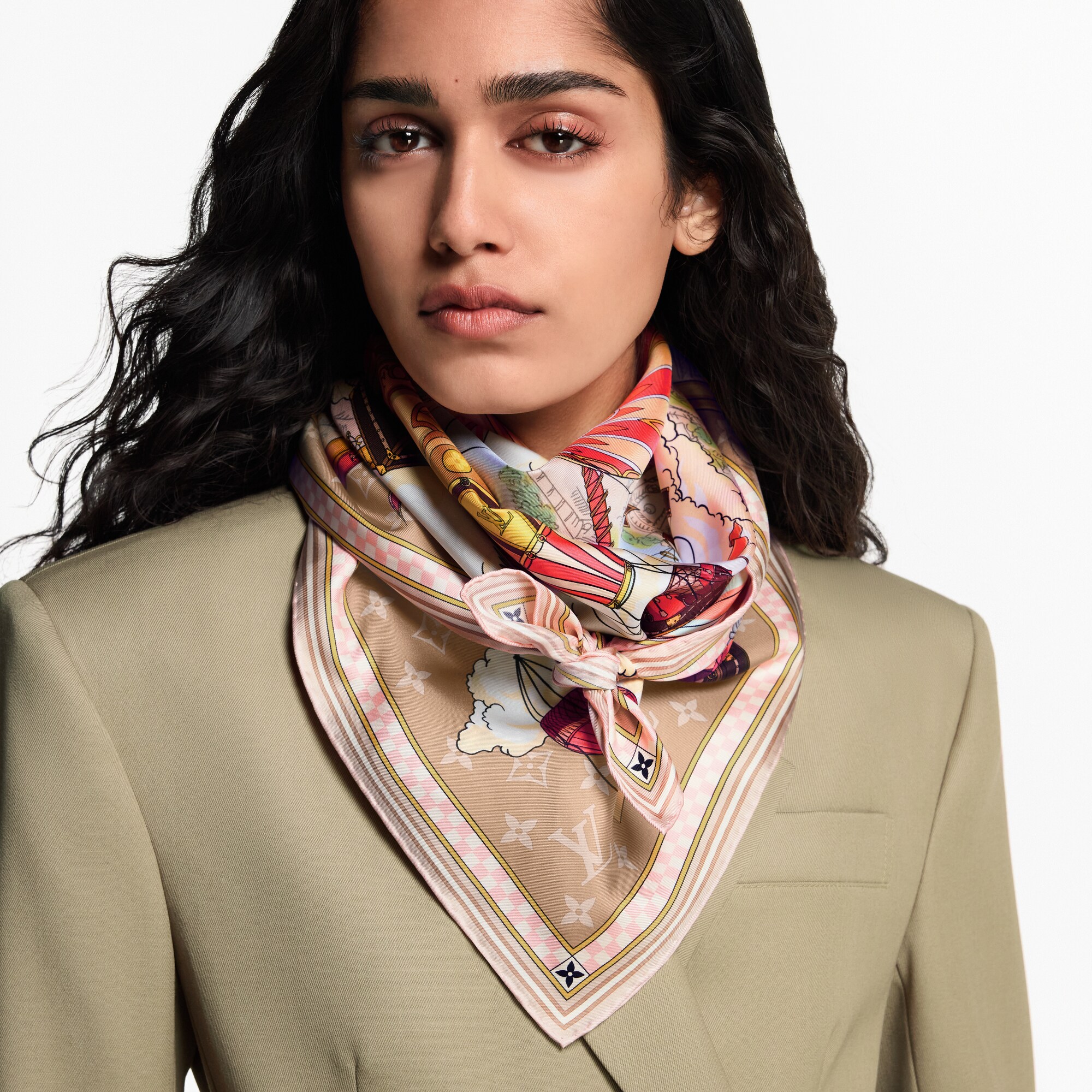 Pañuelo From The Cloud 90 S00 Mujer Accesorios Pañuelos de seda y bandanas | LOUIS VUITTON (Zoom de producto)