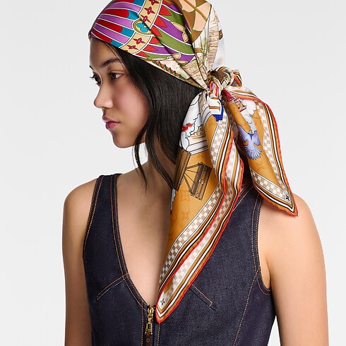 Pañuelo From The Cloud 90 S00 Mujer Accesorios Pañuelos de seda y bandanas | LOUIS VUITTON (Zoom de producto)