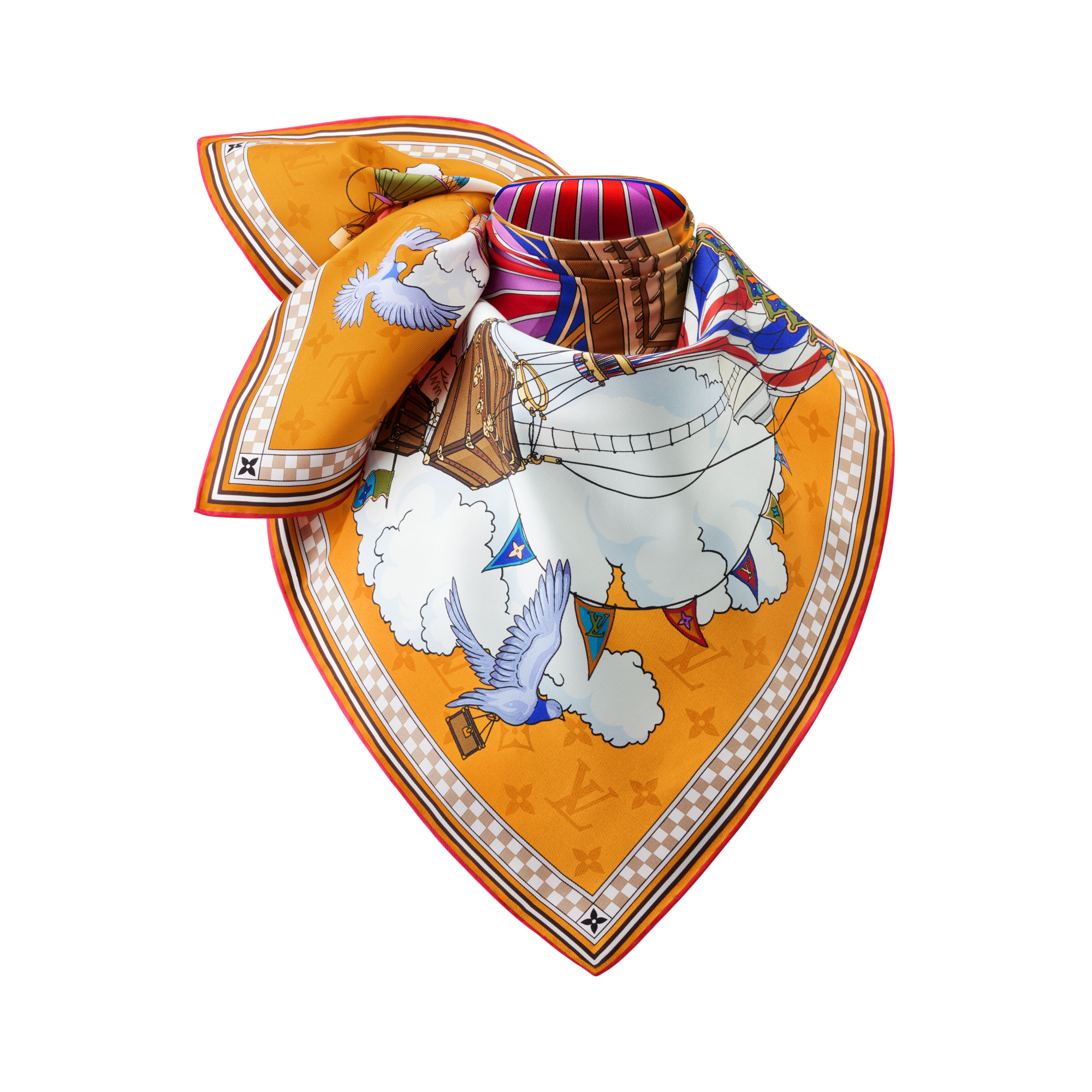 Pañuelo From The Cloud 90 S00 Mujer Accesorios Pañuelos de seda y bandanas | LOUIS VUITTON (Zoom de producto)