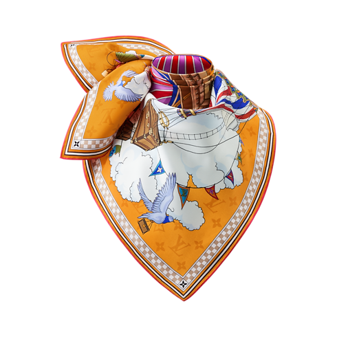 Pañuelo From The Cloud 90 S00 Mujer Accesorios Pañuelos de seda y bandanas | LOUIS VUITTON (Zoom de producto)