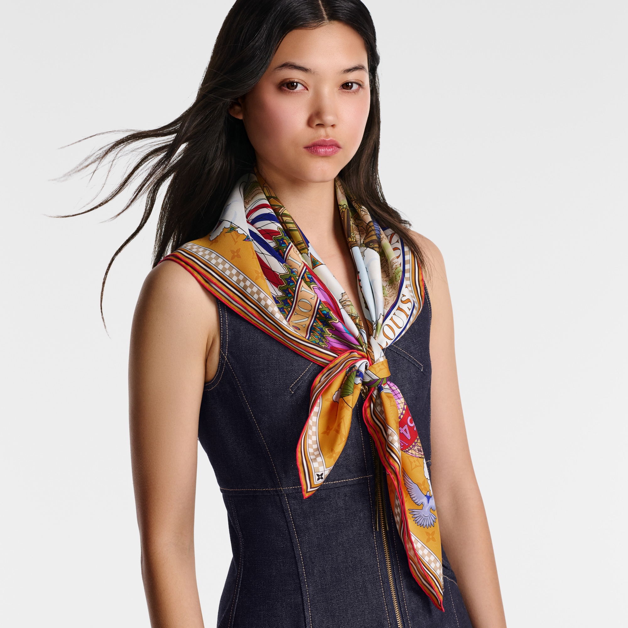 Pañuelo From The Cloud 90 S00 Mujer Accesorios Pañuelos de seda y bandanas | LOUIS VUITTON (Zoom de producto)