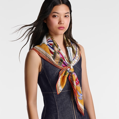 Pañuelo From The Cloud 90 S00 Mujer Accesorios Pañuelos de seda y bandanas | LOUIS VUITTON (Zoom de producto)